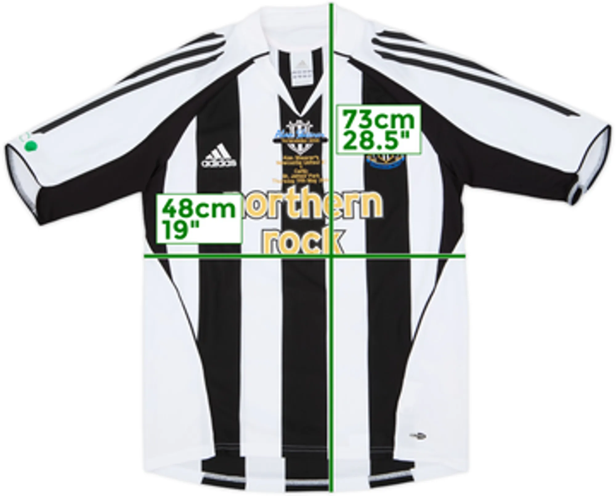 2006 Newcastle 'Alan Shearer Testimonial' Home Shirt - 9/10 - (S)