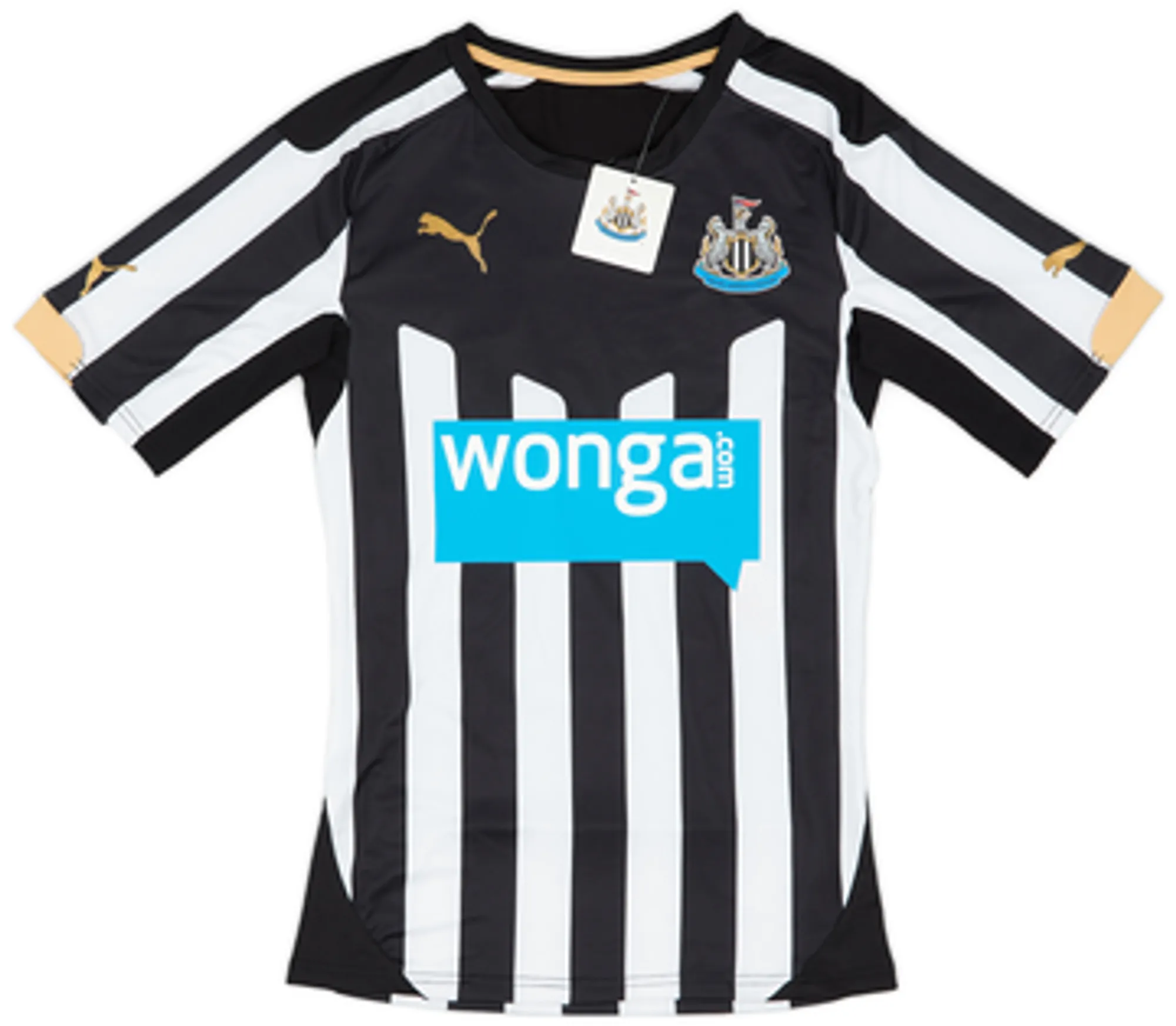 2014-15 Newcastle Authentic (ACTV Fit) Home Shirt Aarons #16 (L)