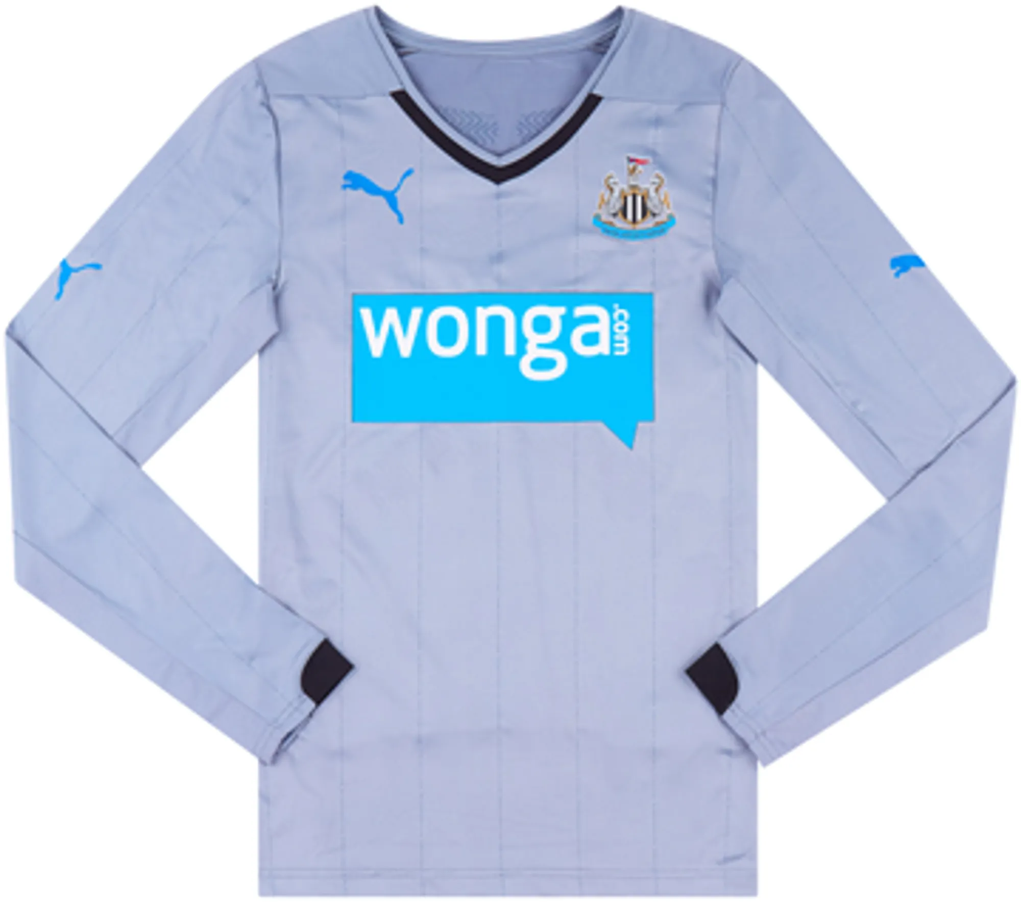 2014-15 Newcastle Player Issue ACTV Fit Away L/S Shirt - 8/10 - (L)