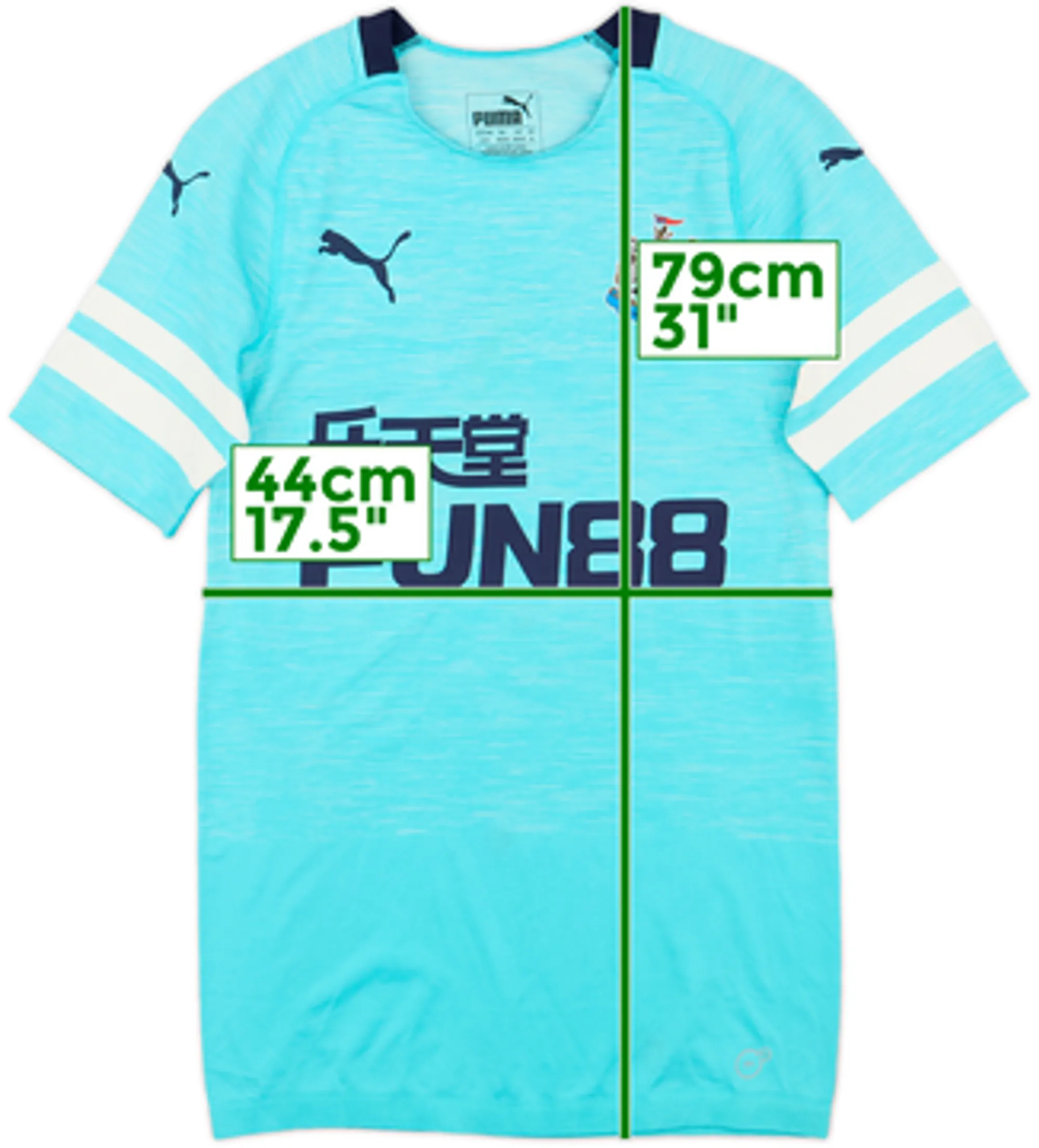 2018-19 Newcastle Authentic Third Shirt - 7/10 - (M)