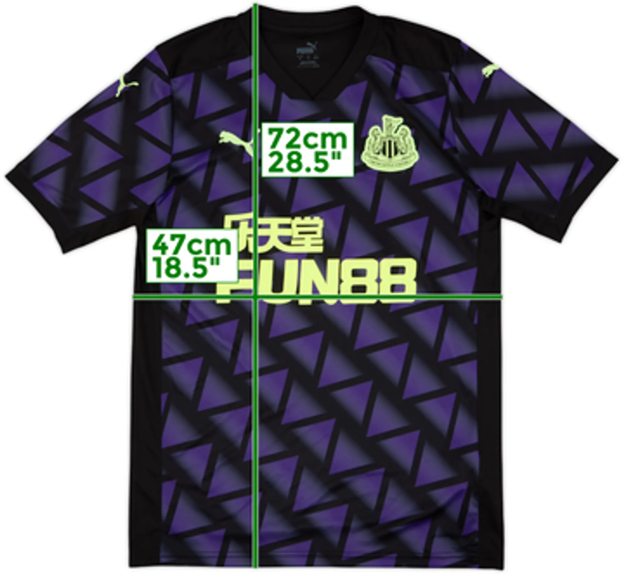 2020-21 Newcastle Third Shirt - 7/10 - (M)