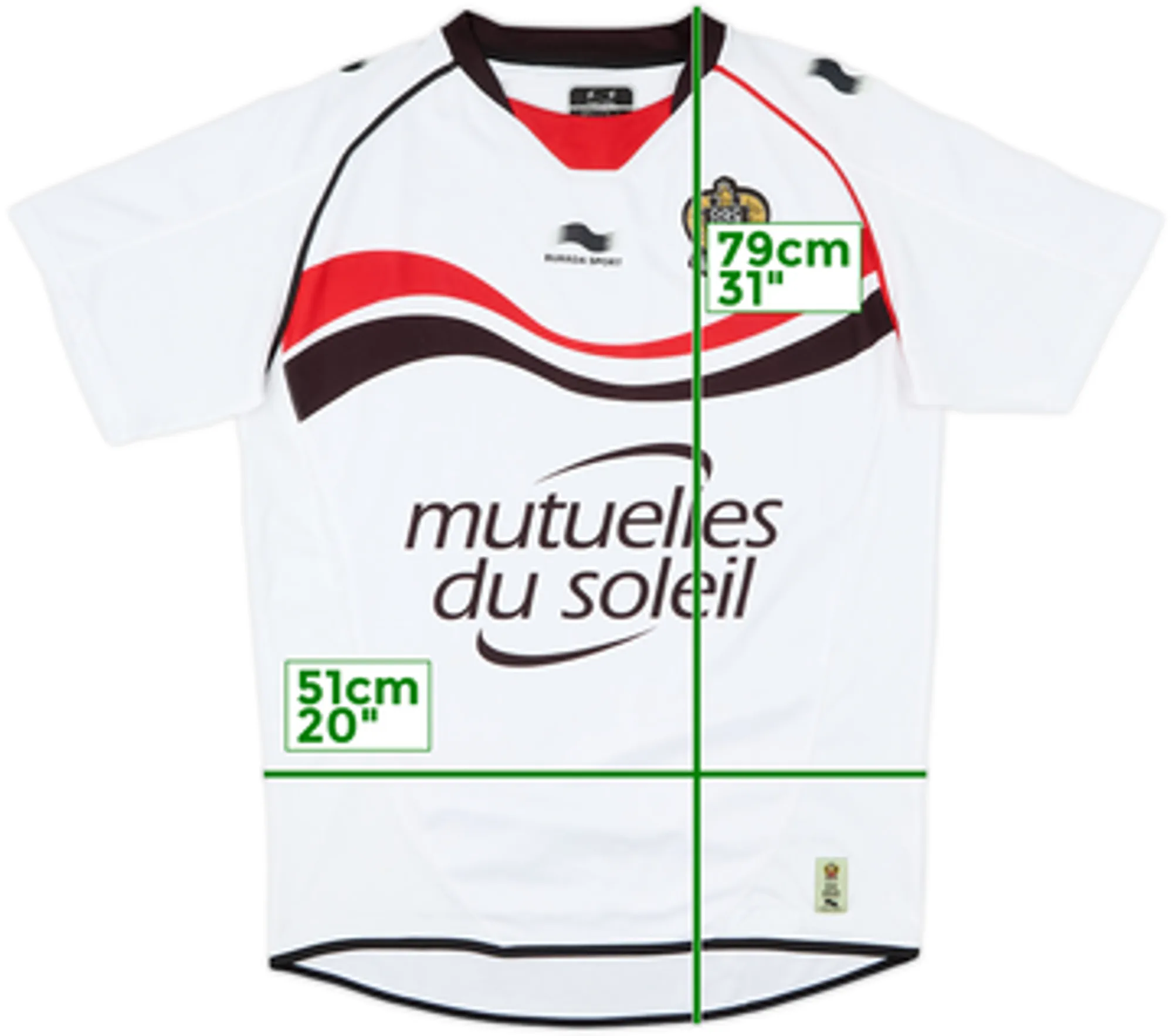 2013-14 OGC Nice Away Shirt - 8/10 - (XL)