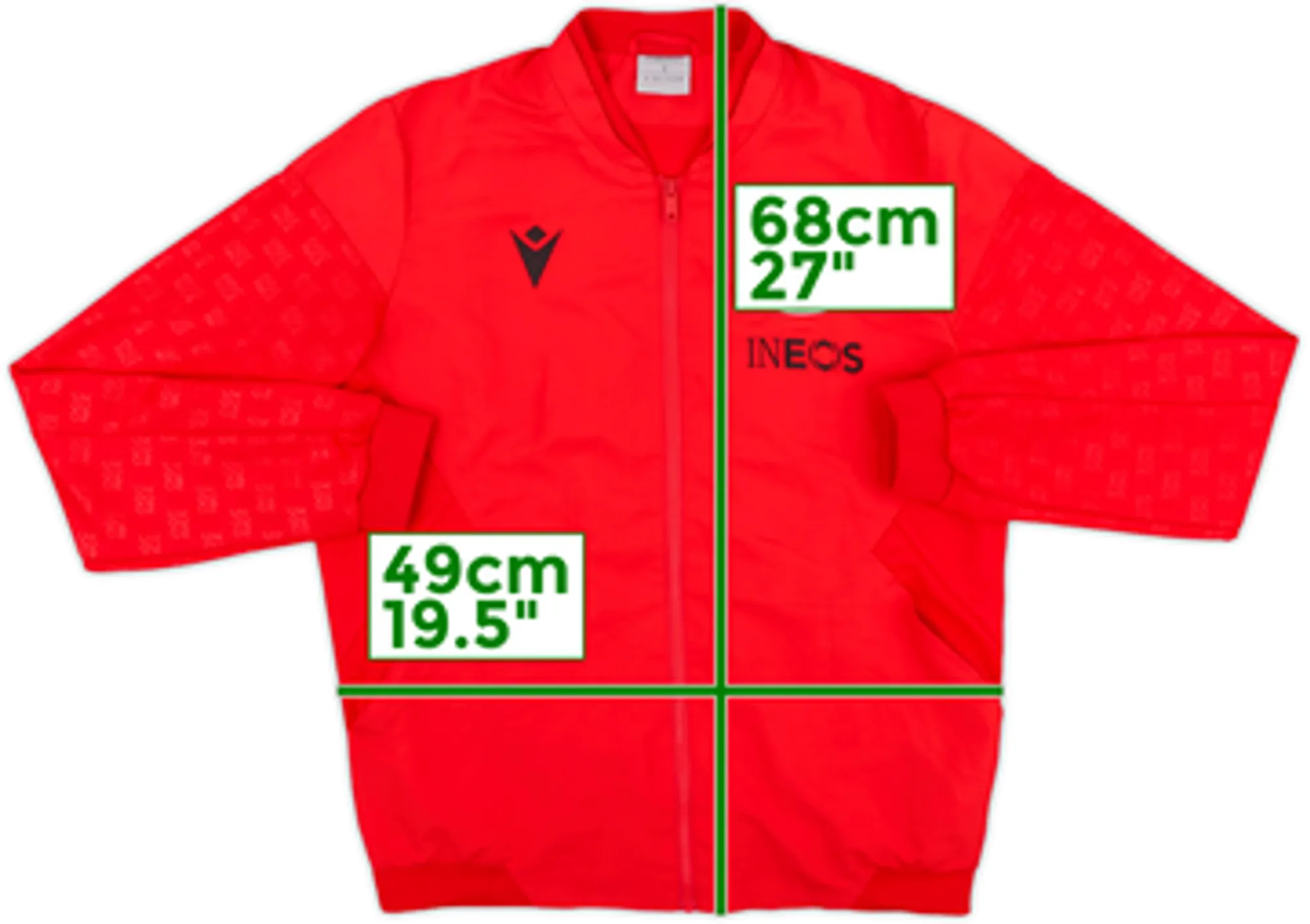2022-23 Nice Macron Track Jacket - 10/10 - (S)