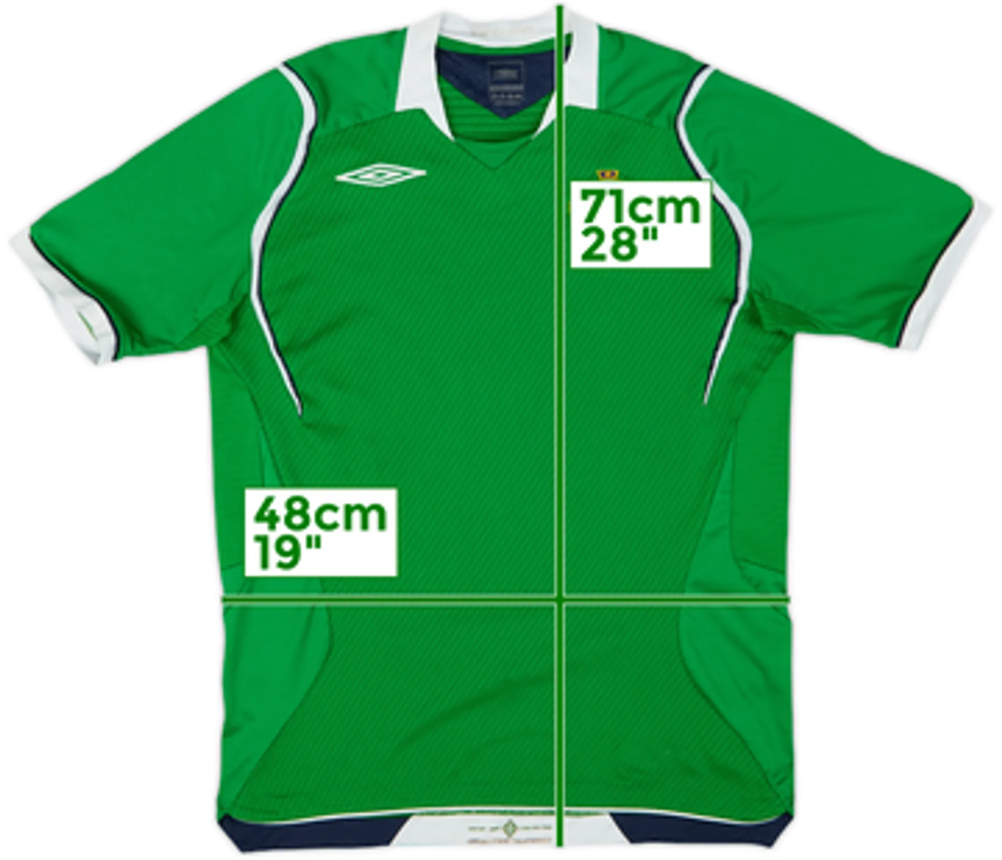 2008-10 Northern Ireland Home Shirt - 5/10 - (XL)