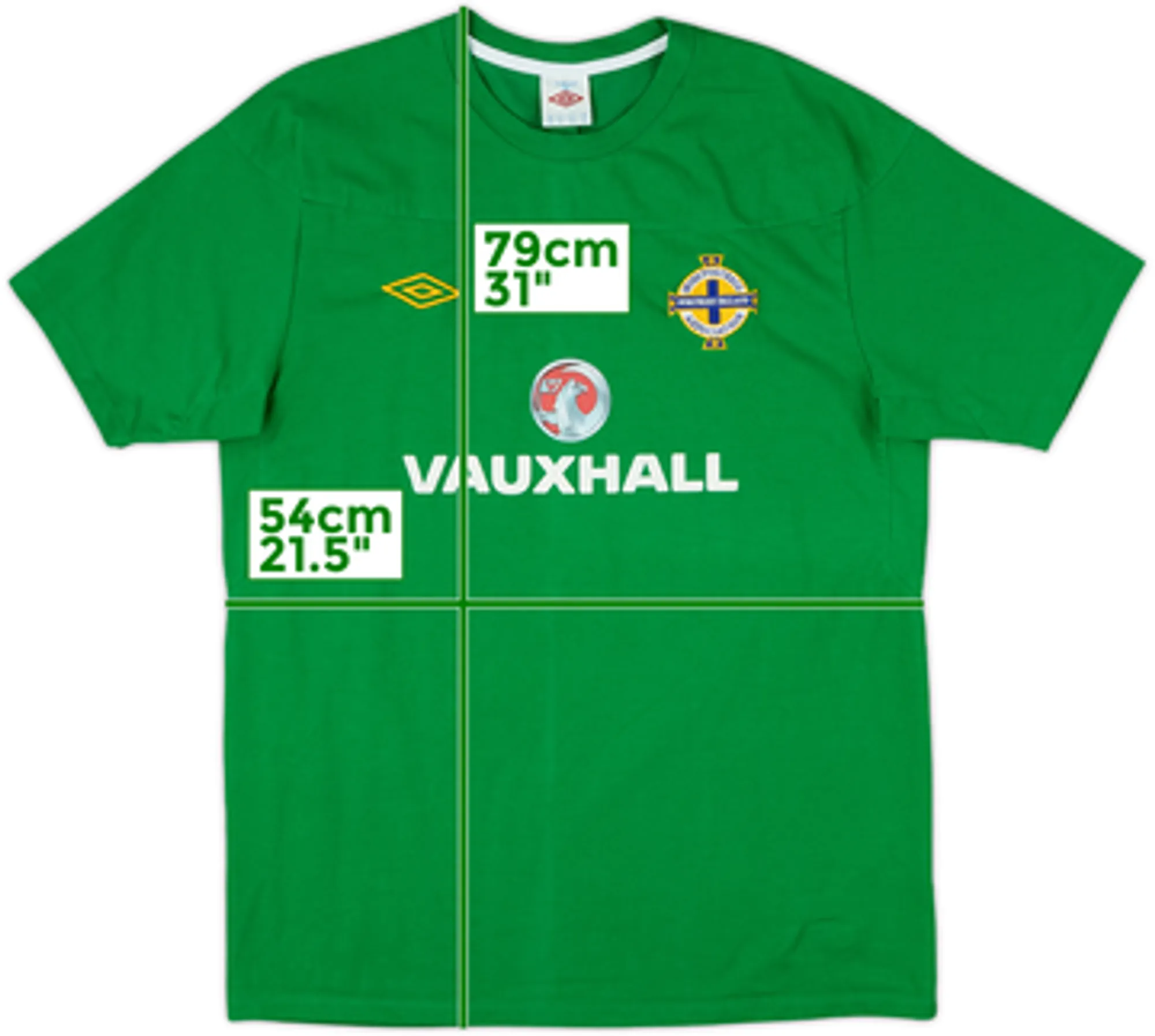 2010-11 Northern Ireland Umbro Training Shirt - 8/10 - (XL)
