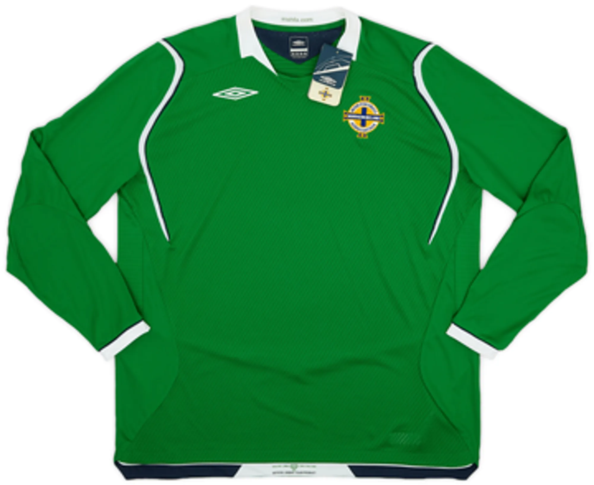 2010-12 Northern Ireland Home L/S Shirt (XXL)