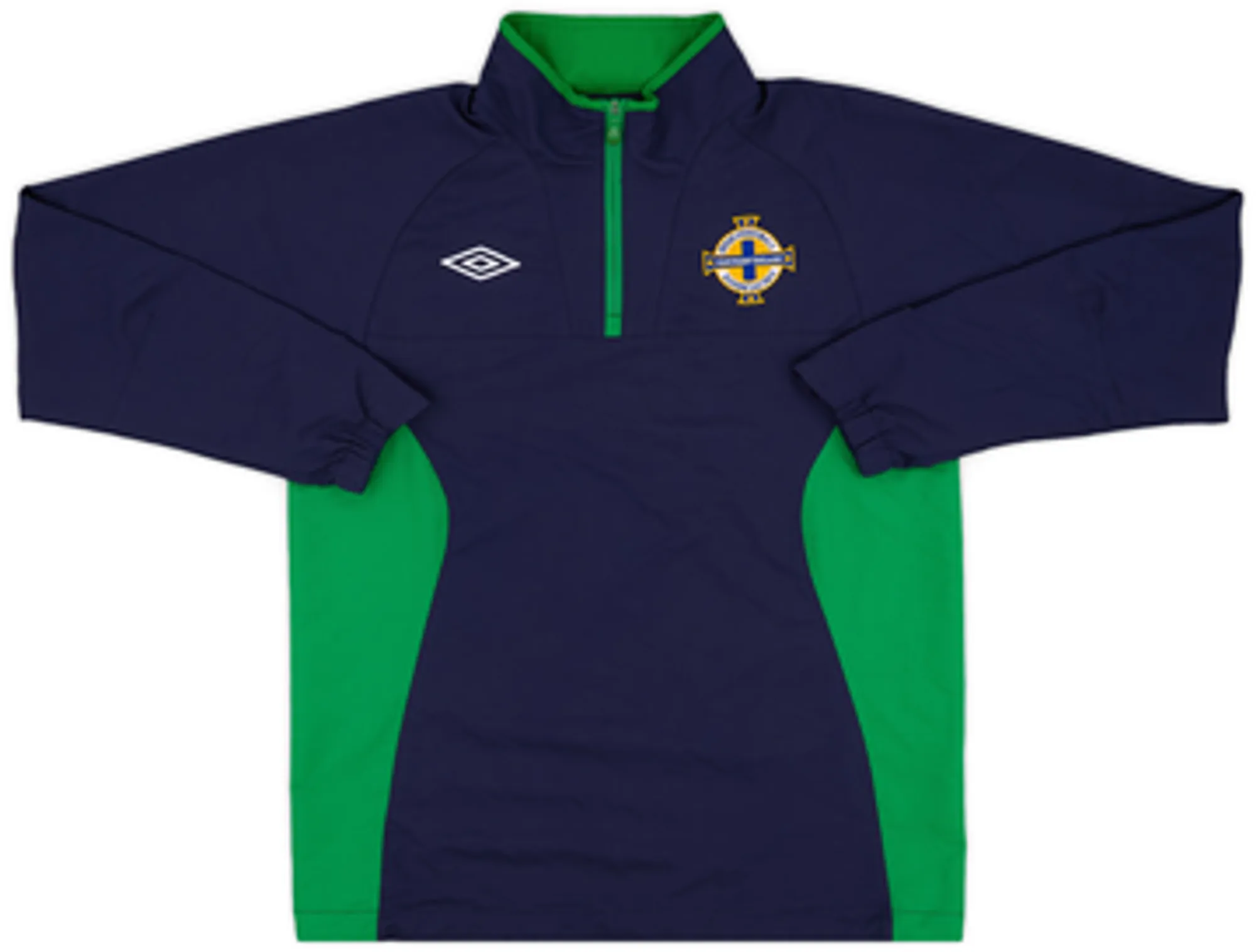 2010-12 Northern Ireland Umbro 1/4 Zip Drill Top - 8/10 - (M)