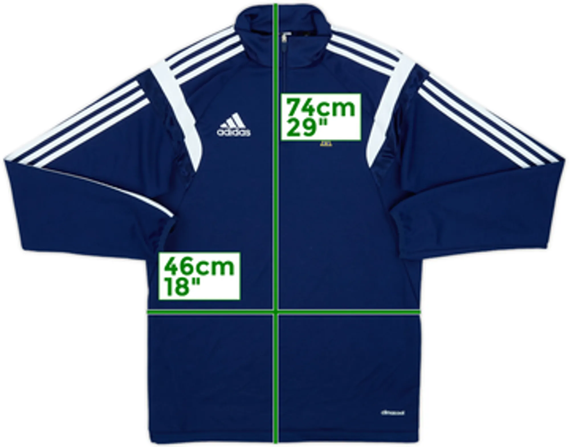 2014-15 Northern Ireland adidas 1/4 Zip Drill Top - 9/10 - (L)