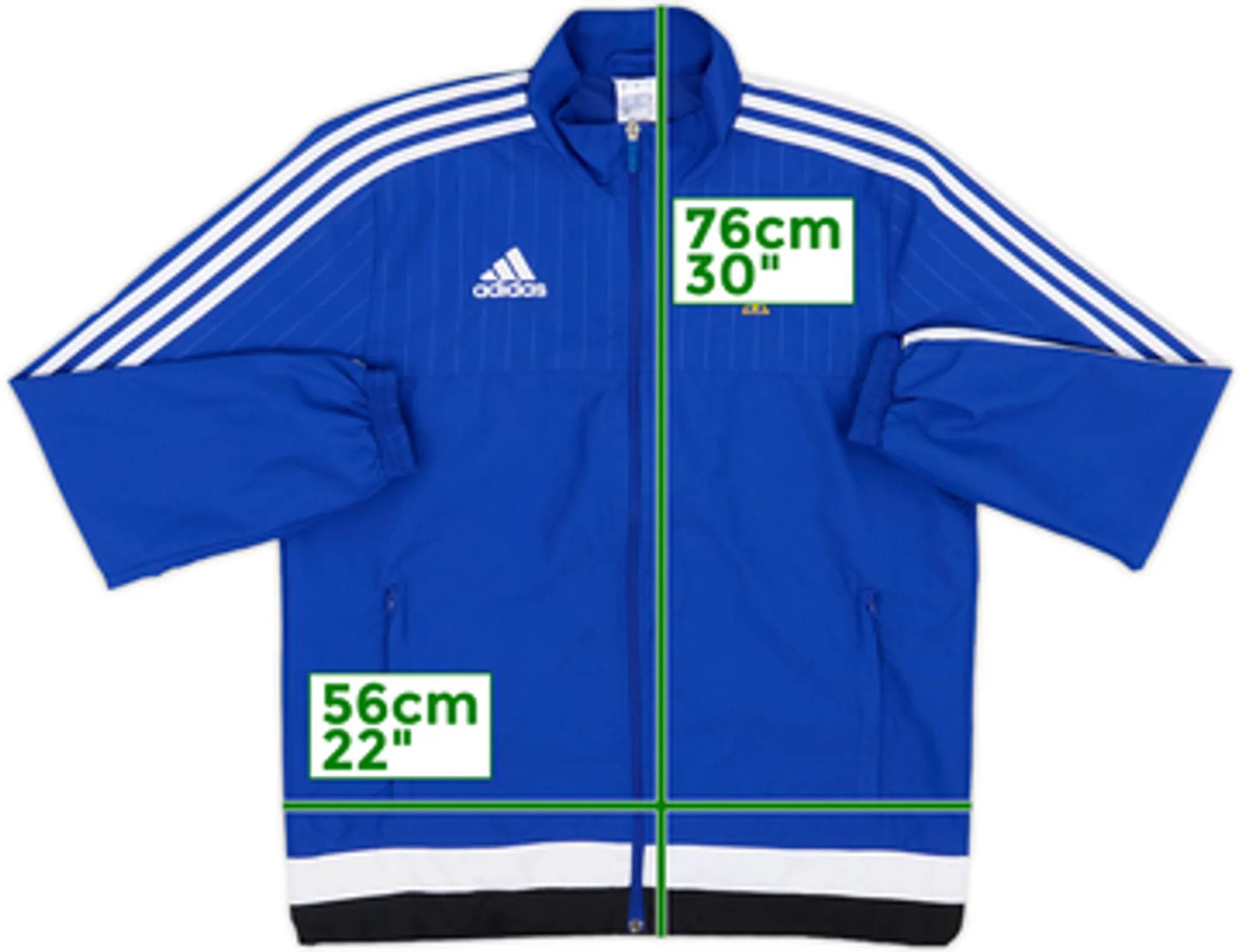 2015-16 Northern Ireland Referee adidas Track Jacket - 8/10 - (M)