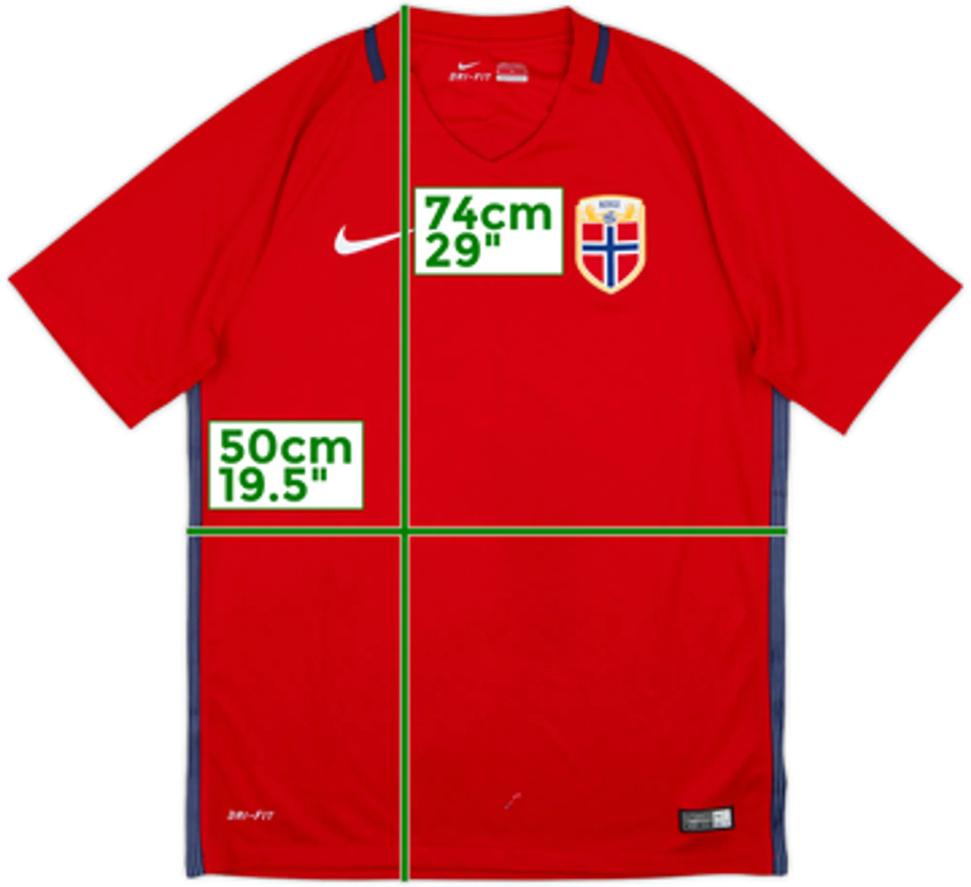 2016-18 Norway Home Shirt - 8/10 - (L)