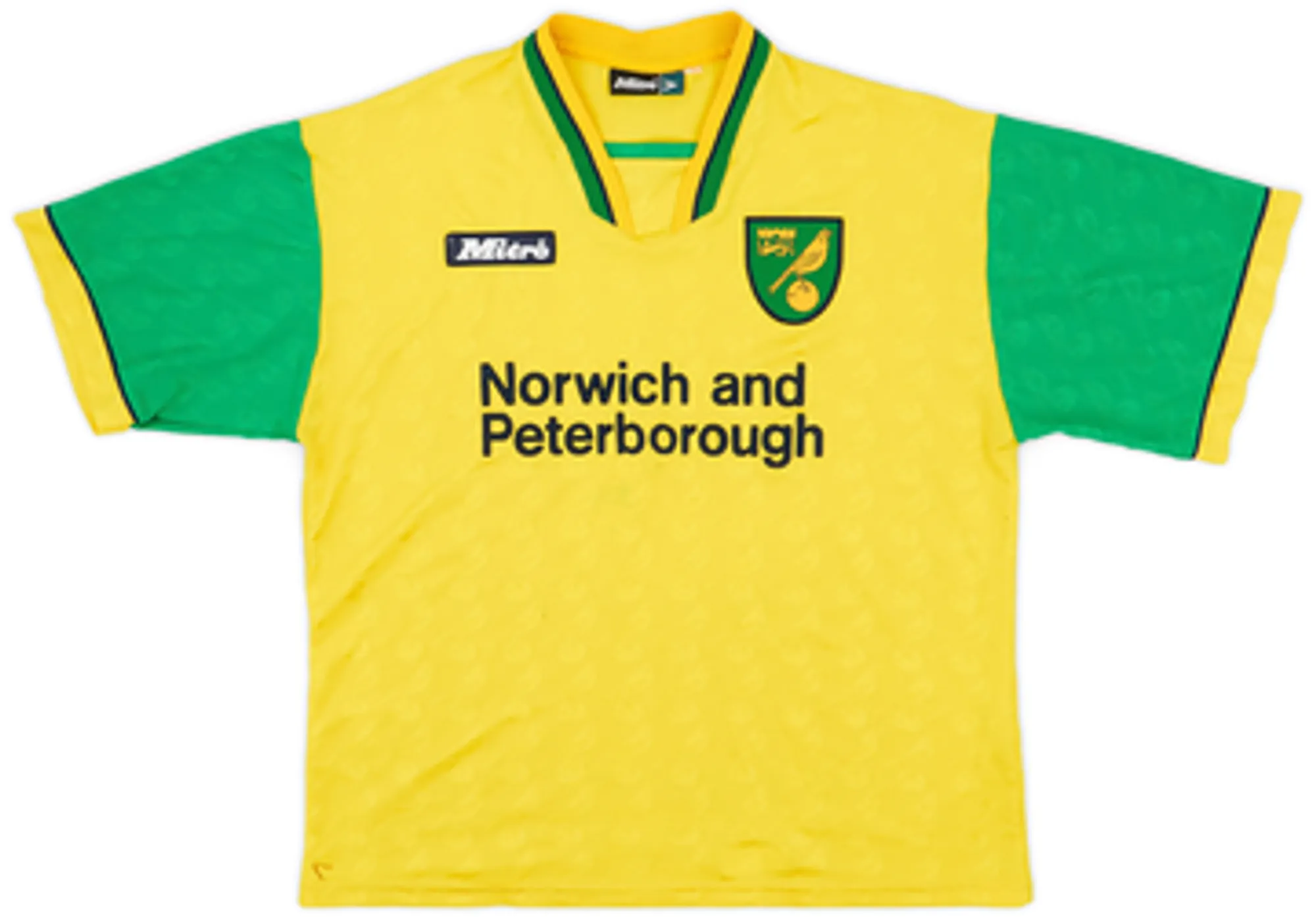 1996-97 Norwich Home Shirt - 5/10 - (XL)