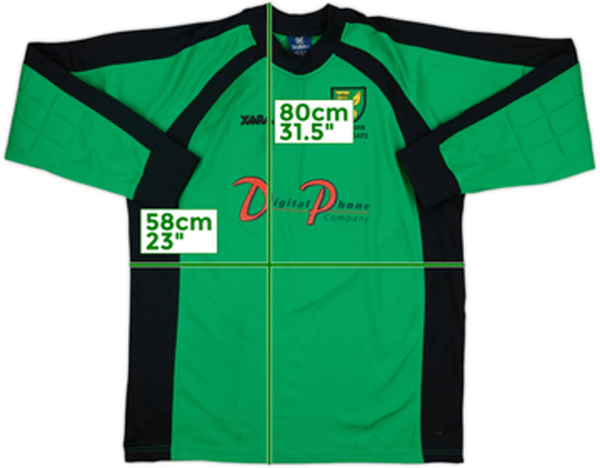 2002-03 Norwich GK Shirt - 8/10 - (L)