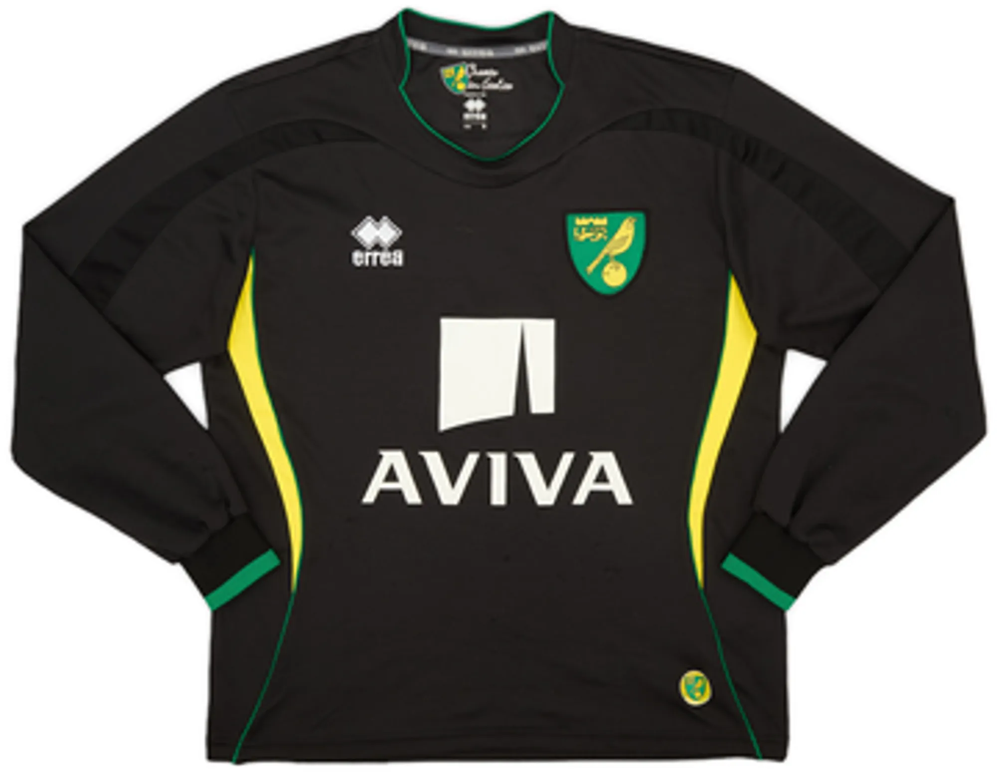 2012-13 Norwich City Away L/S Shirt - 7/10 - (S)