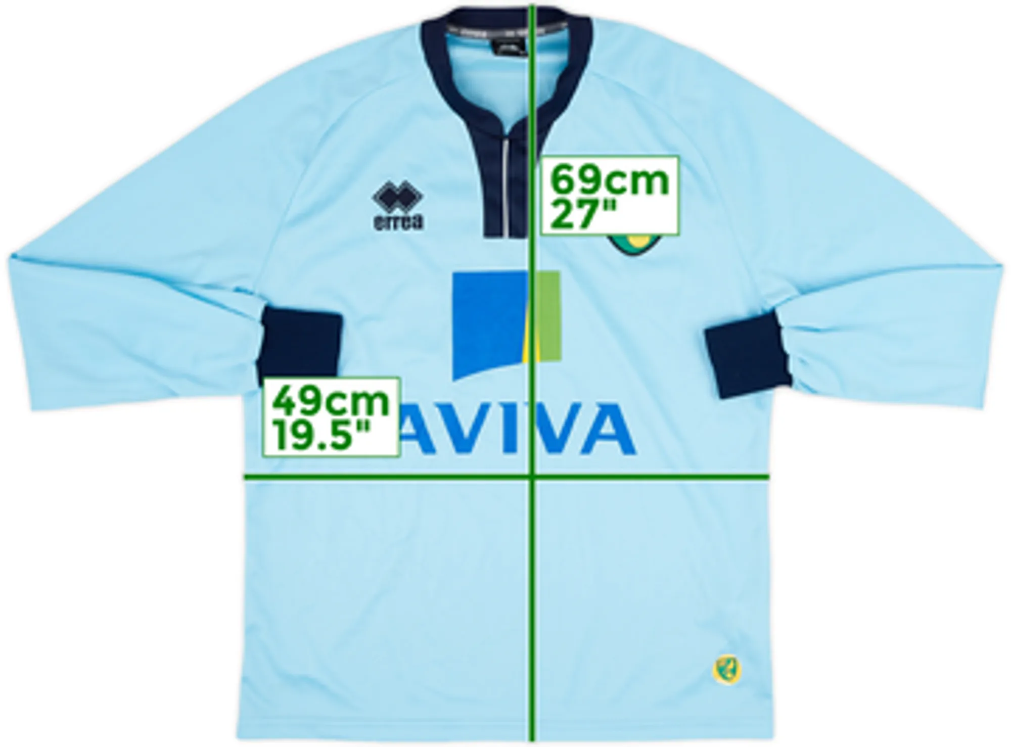 2013-14 Norwich GK Shirt - 8/10 - (S)