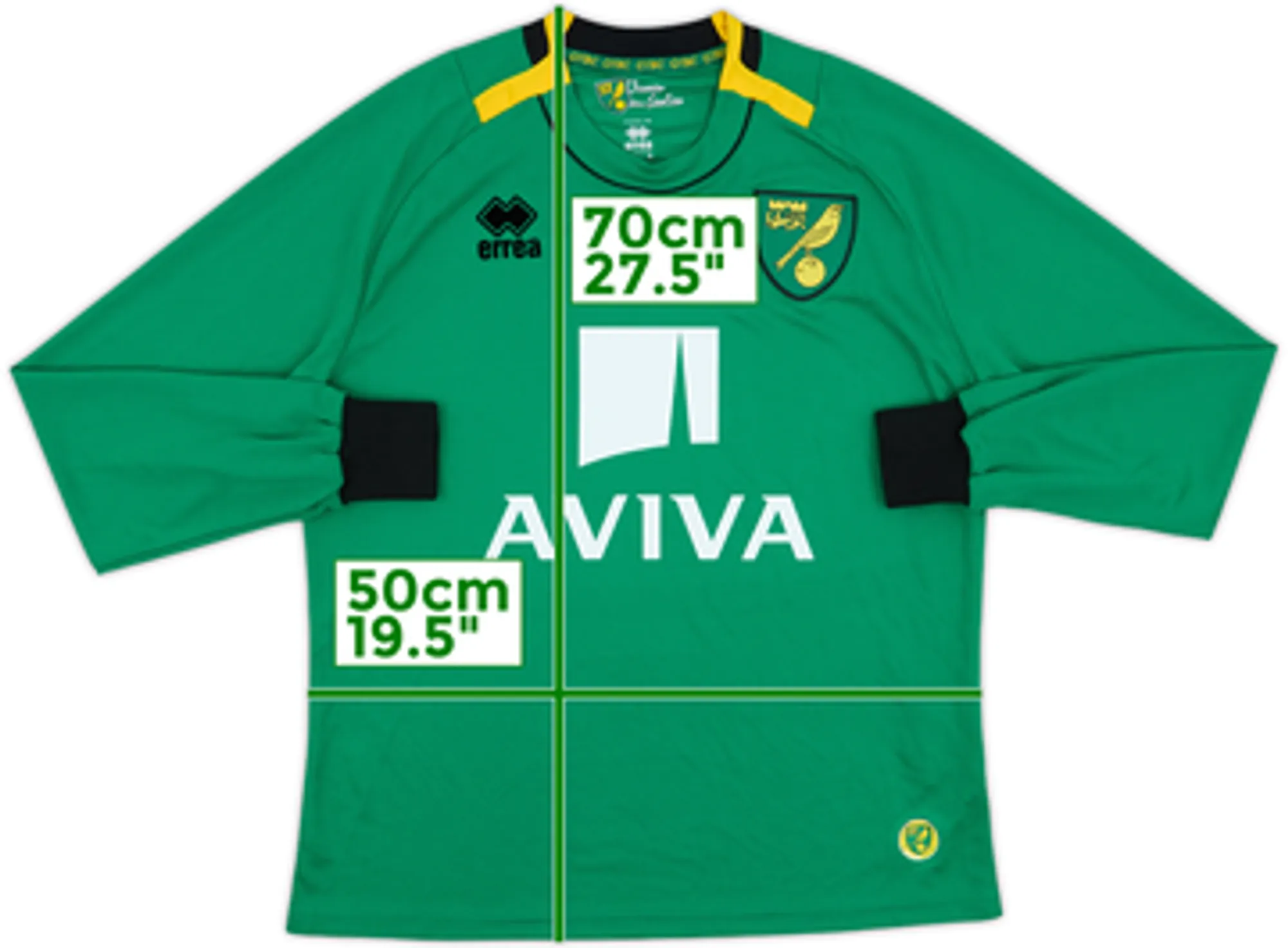 2014-15 Norwich City GK Shirt - 8/10 - (S)