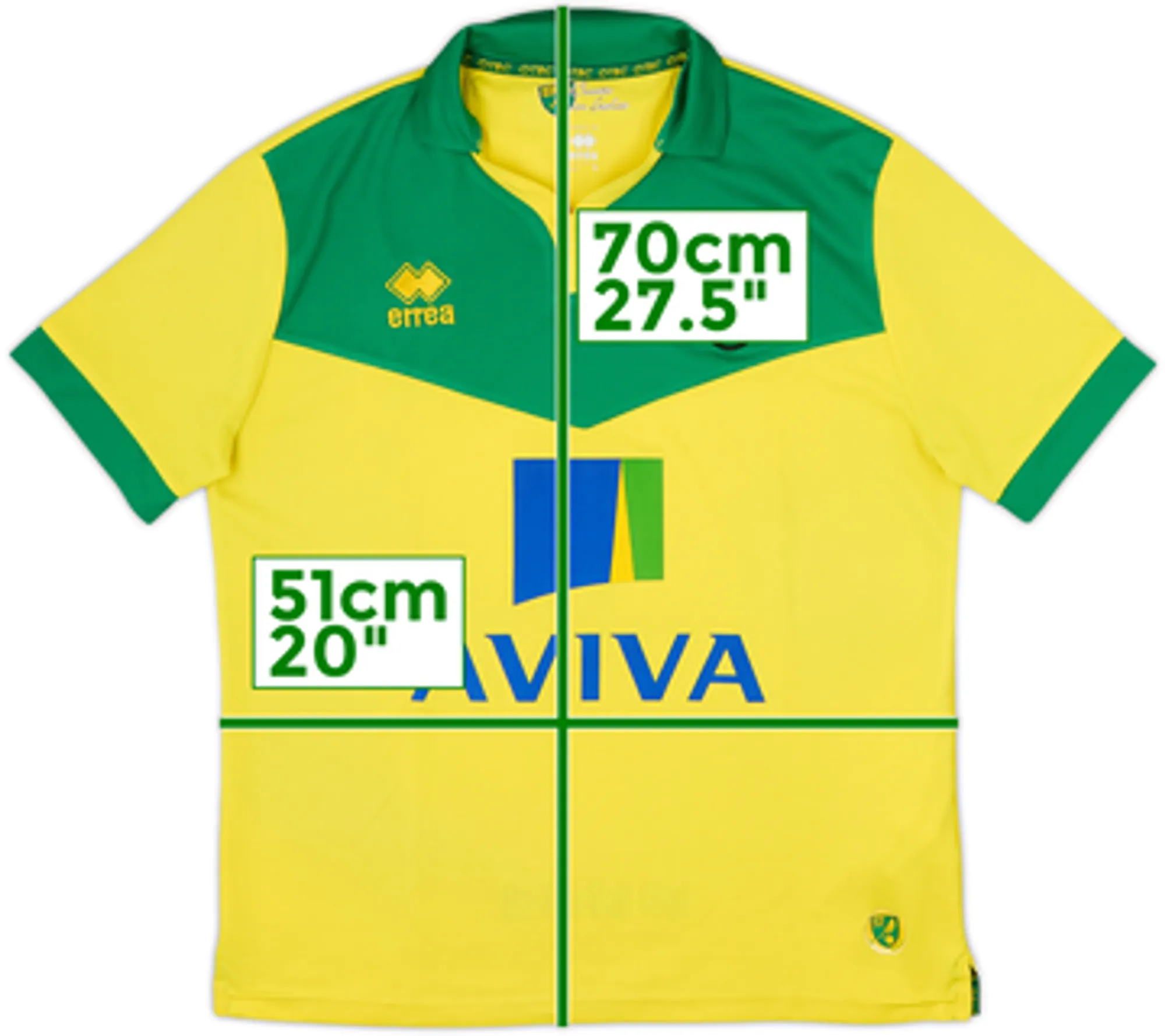 2014-15 Norwich Home Shirt - 8/10 - (XXL)