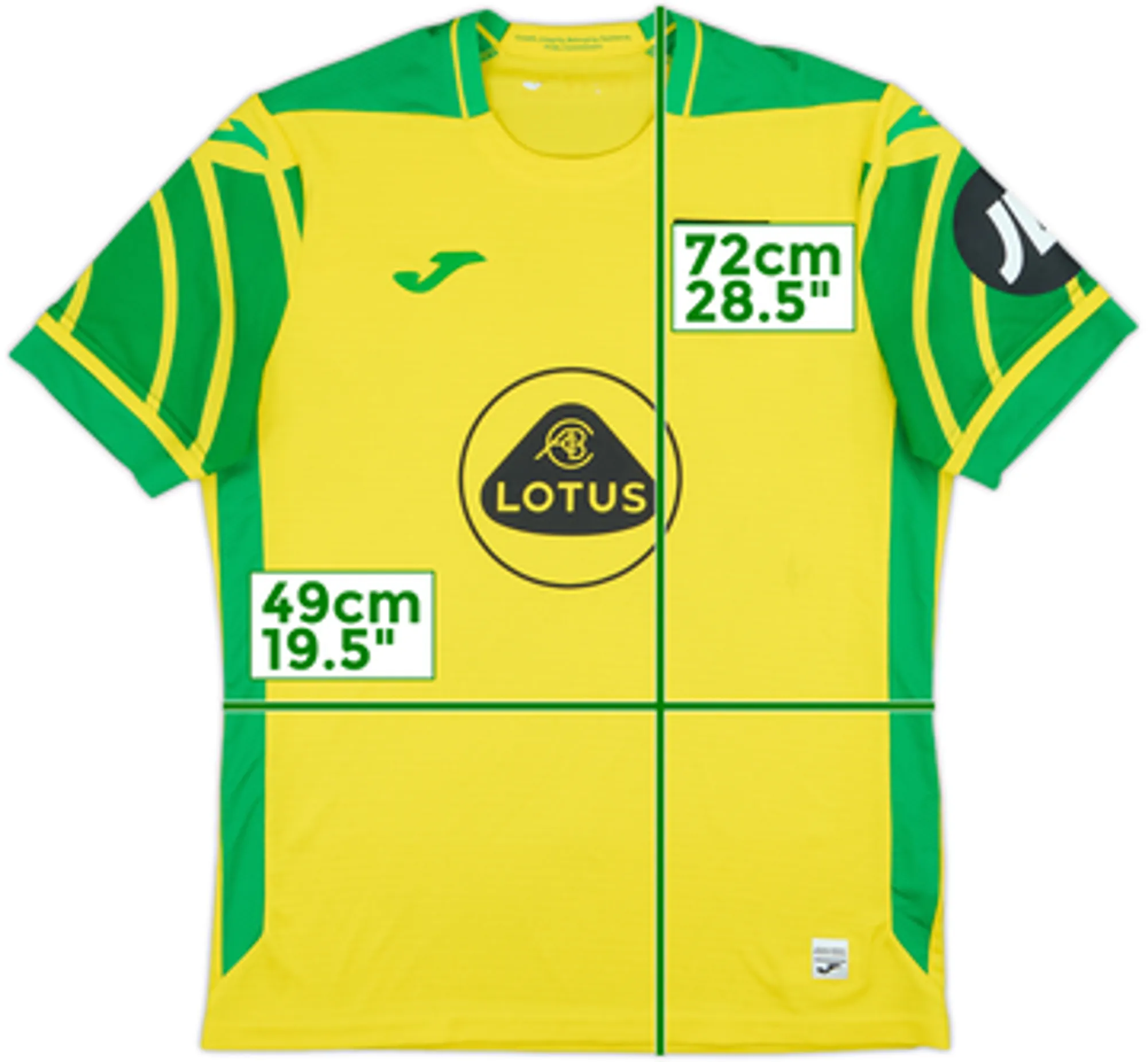 2021-22 Norwich Home Shirt - 9/10 - (L) | NORH21425520used | FOOTY.COM