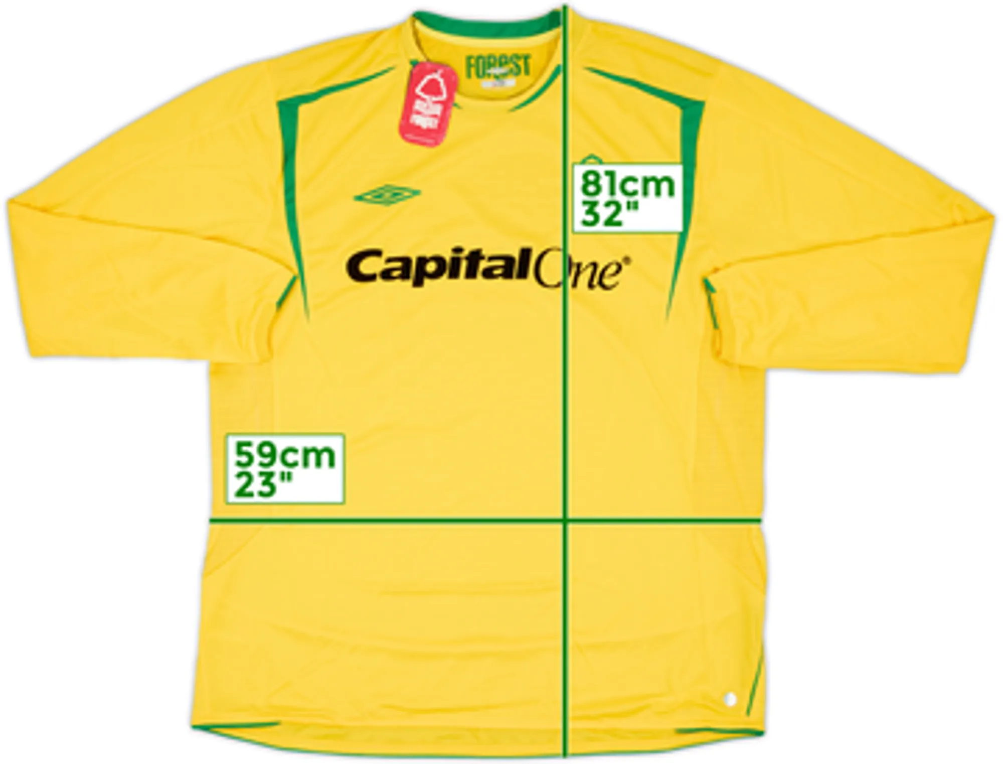 2005-06 Nottingham Forest Away L/S Shirt (XL)