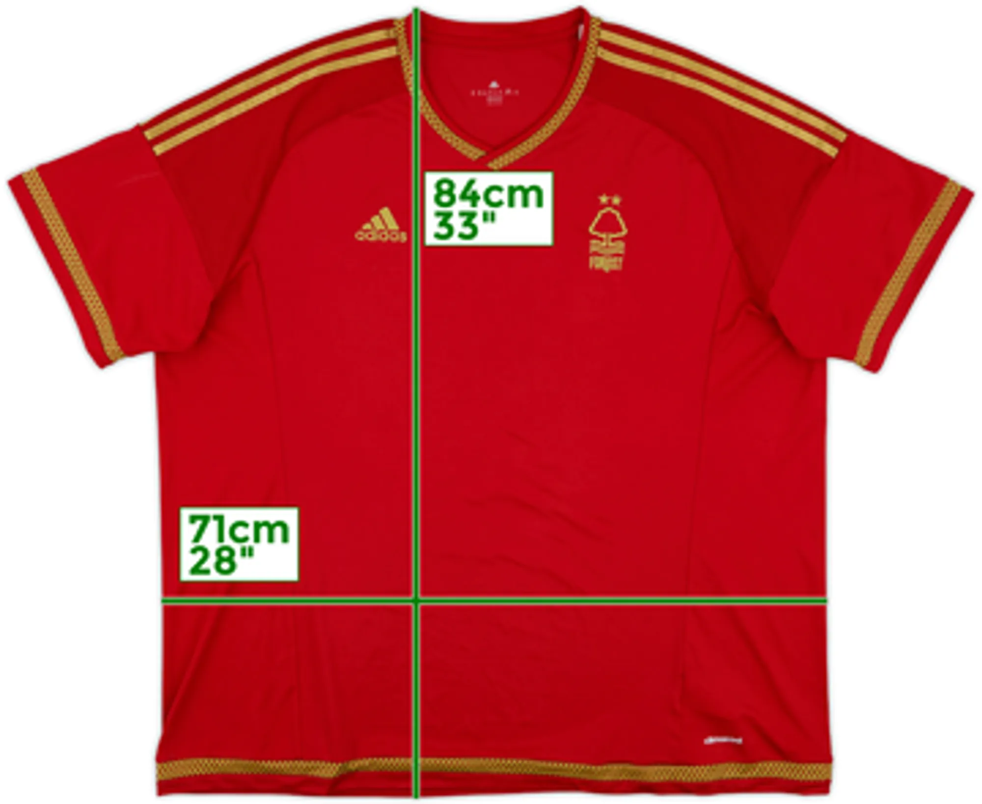 2015-16 Nottingham Forest Home Shirt - 9/10 - (3XL)