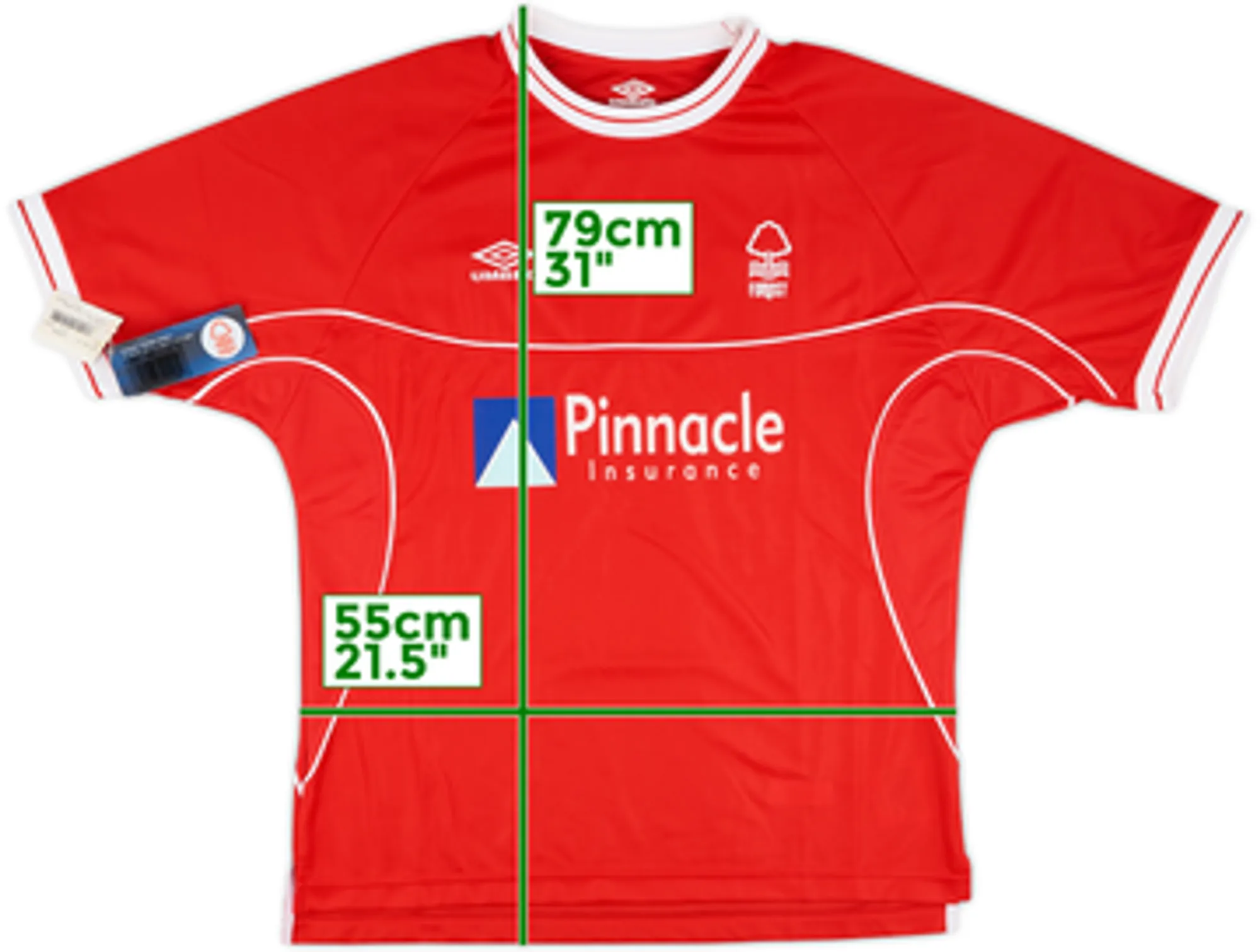 2000-02 Nottingham Forest Home Shirt (L)