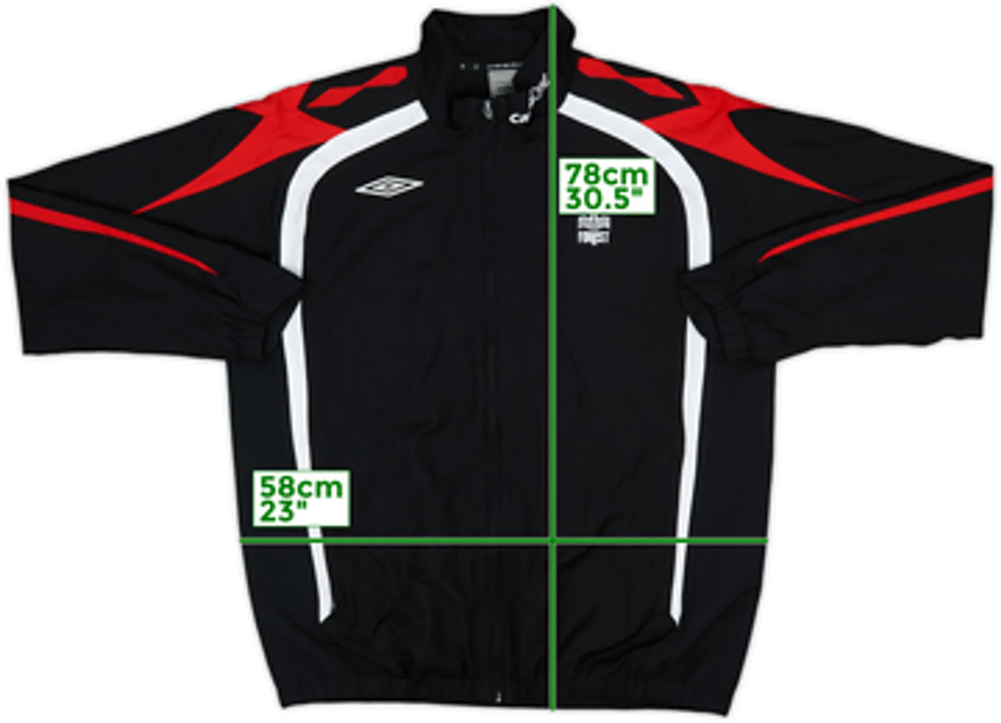 2007-09 Nottingham Forest Umbro Hooded Rain Jacket - 8/10 - (L.Boys)