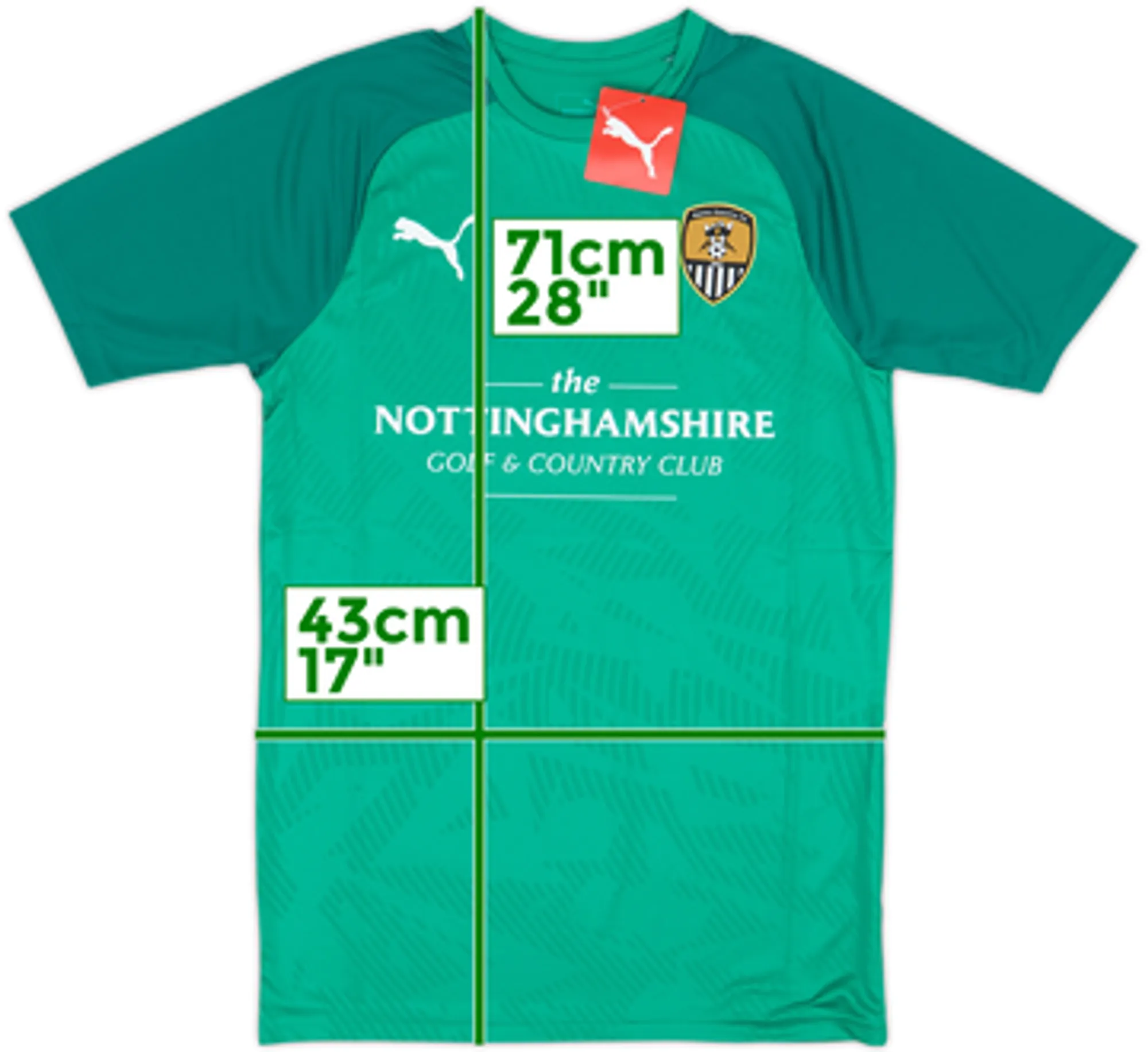 2018-19 Notts County GK S/S Shirt (S)