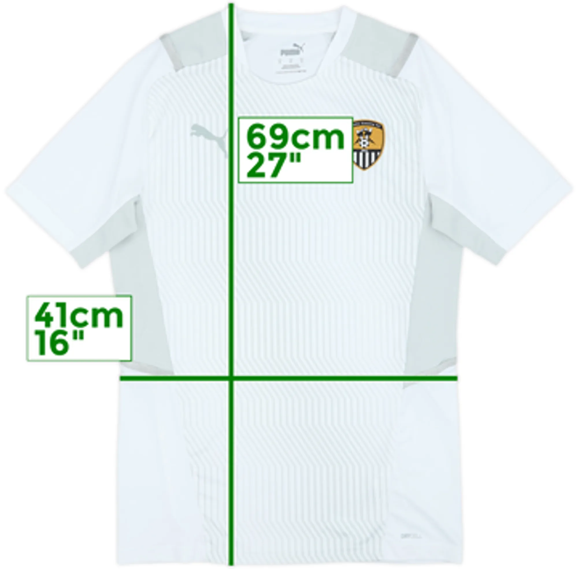 2020-21 Notts County Puma Training Shirt - 9/10 - (S)