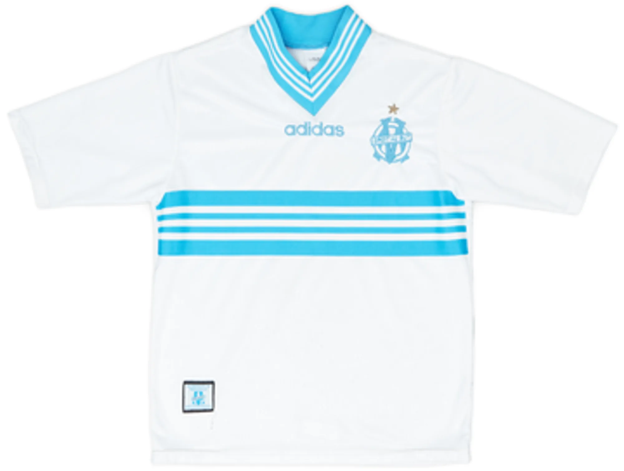 1996-97 Olympique Marseille Home Shirt - 9/10 - (S)