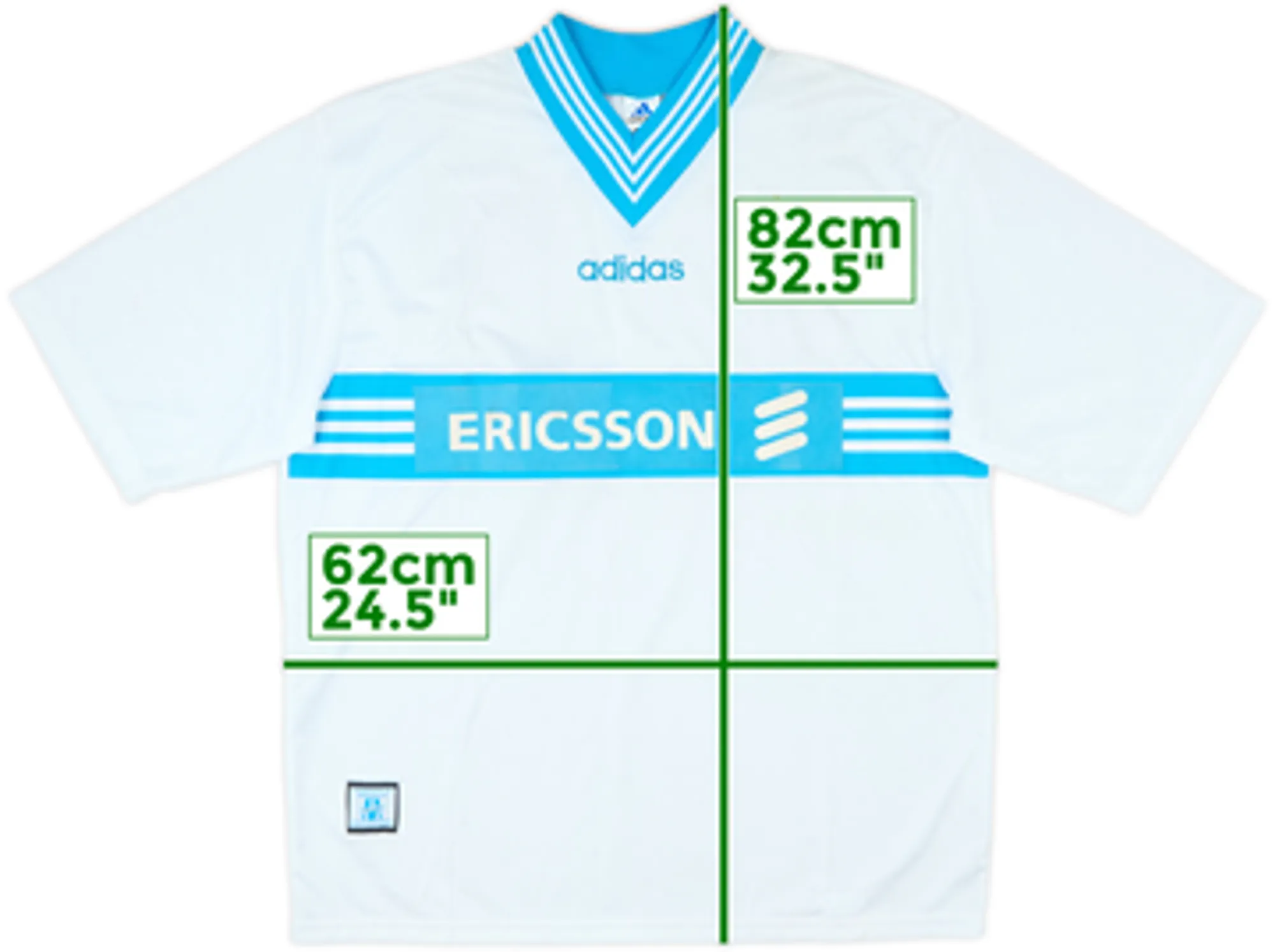 1997-98 Olympique Marseille Home Shirt - 8/10 - (M)