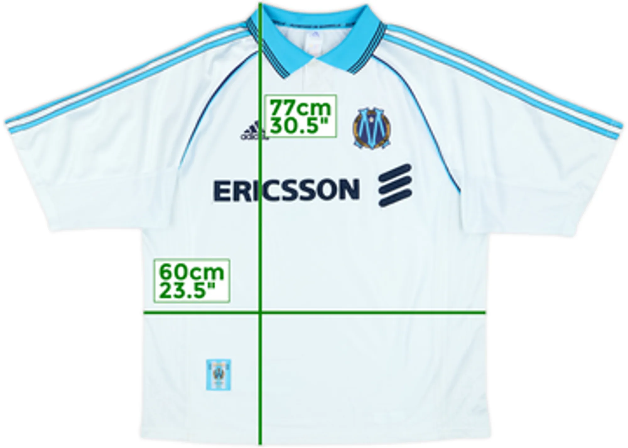1998-99 Olympique Marseille Home Shirt - 7/10 - (XL)