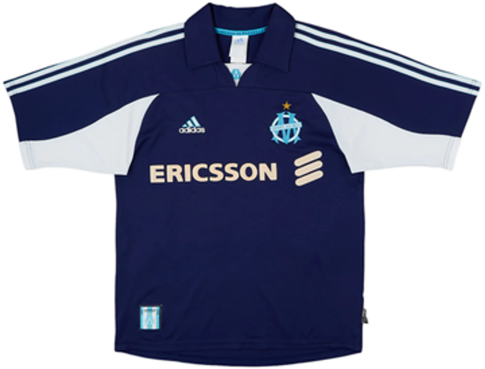 1999-00 Olympique Marseille Away Shirt Pires #7 - 6/10 - (S)