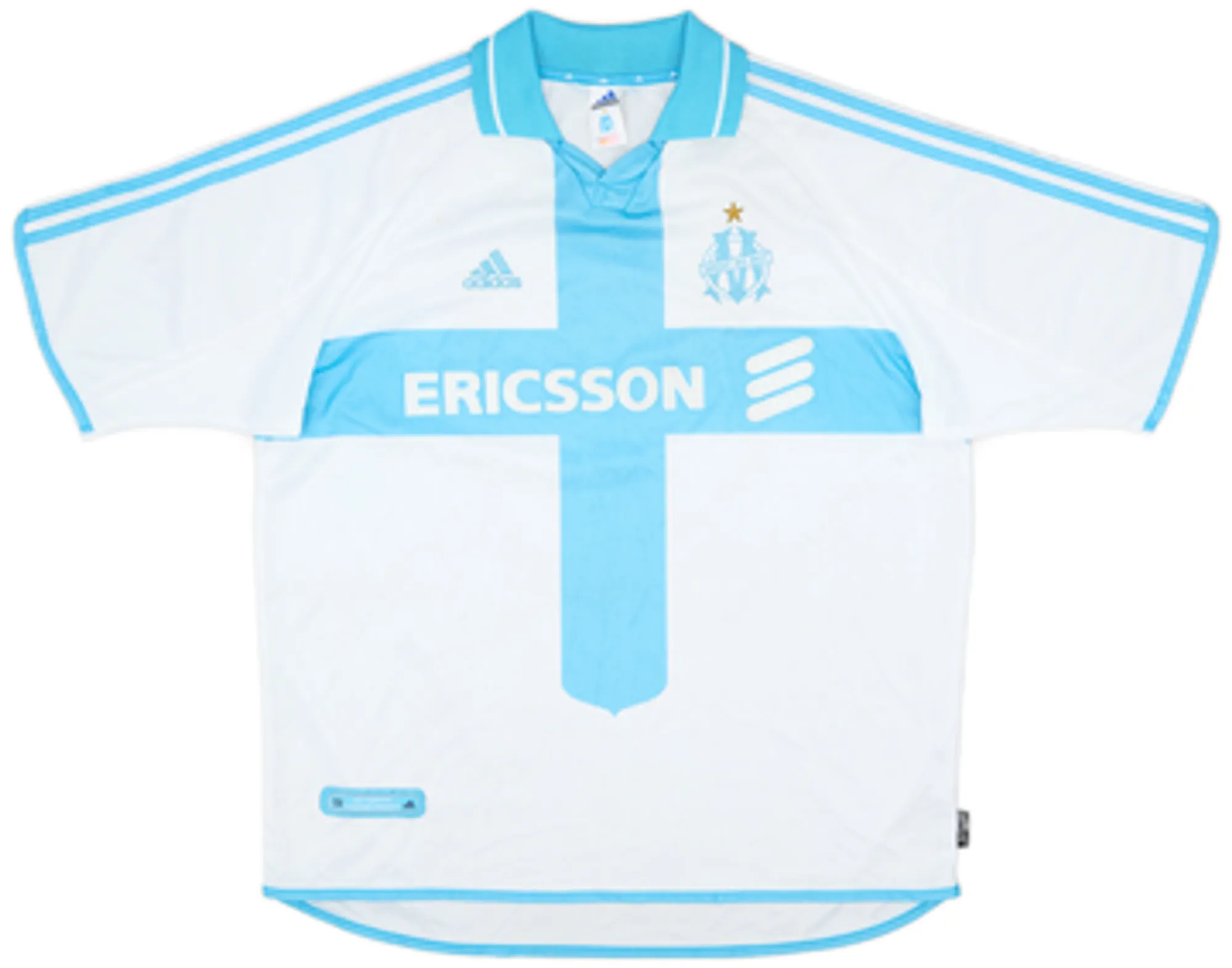 2000-01 Olympique Marseille Home Shirt - 7/10 - (M.Boys)