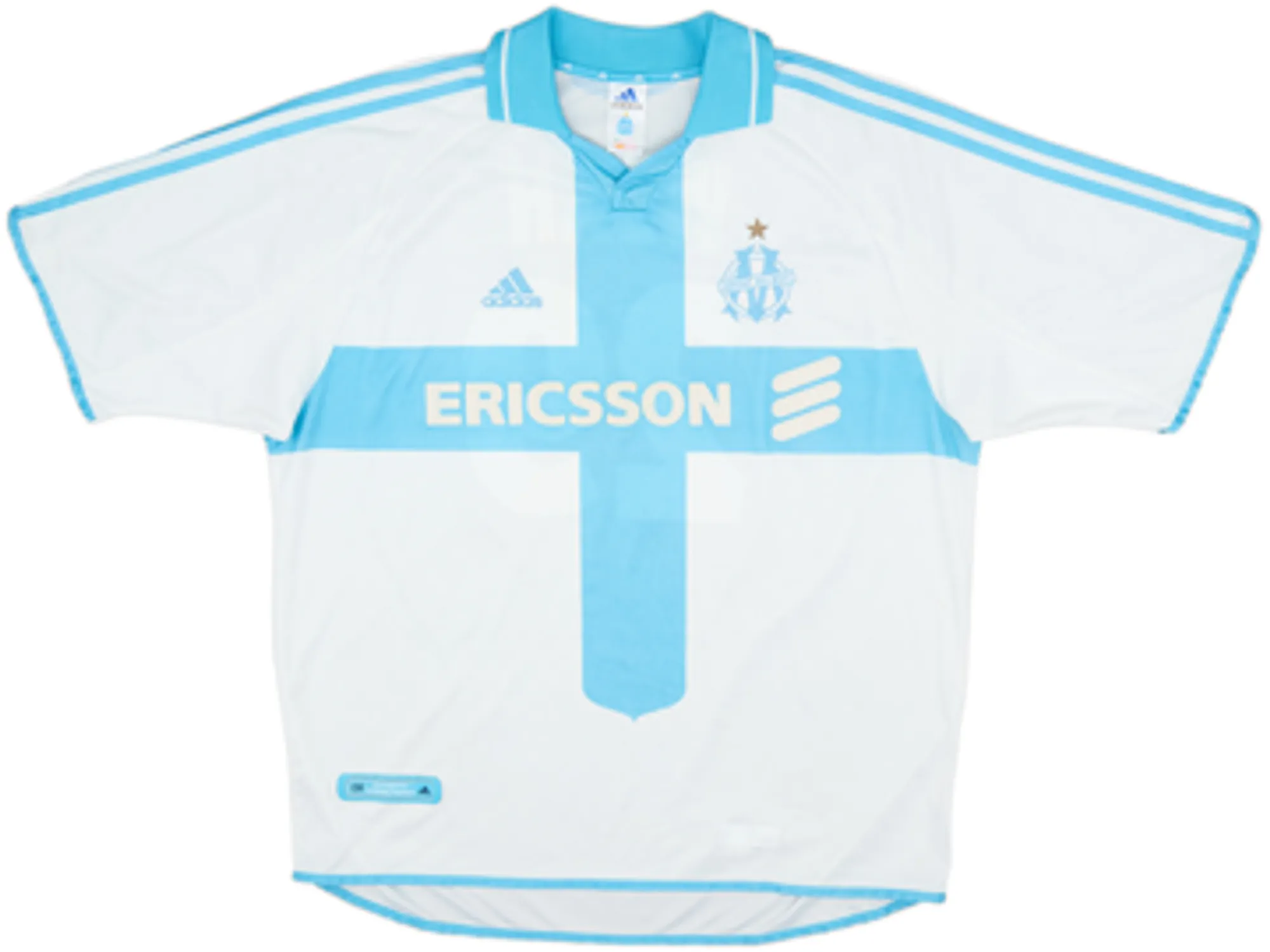 2000-01 Olympique Marseille Home Shirt Weah #29 - 8/10 - (XL)