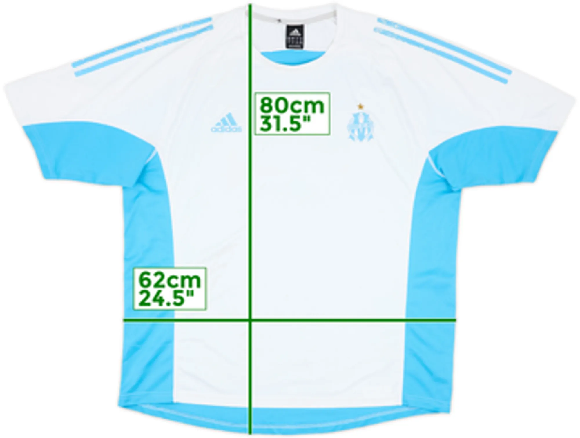 2002-03 Marseille adidas Training Shirt - 5/10 - (XXL)