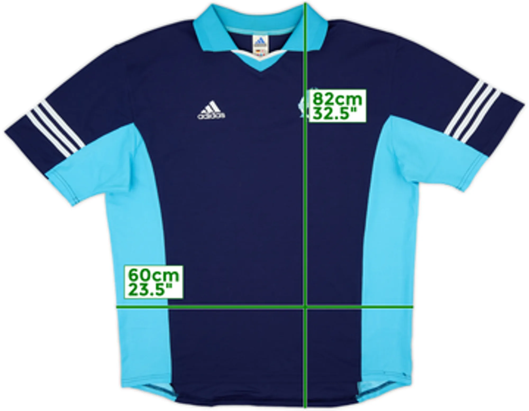 2000-01 Olympique Marseille adidas Training Shirt - 7/10 - (XL)