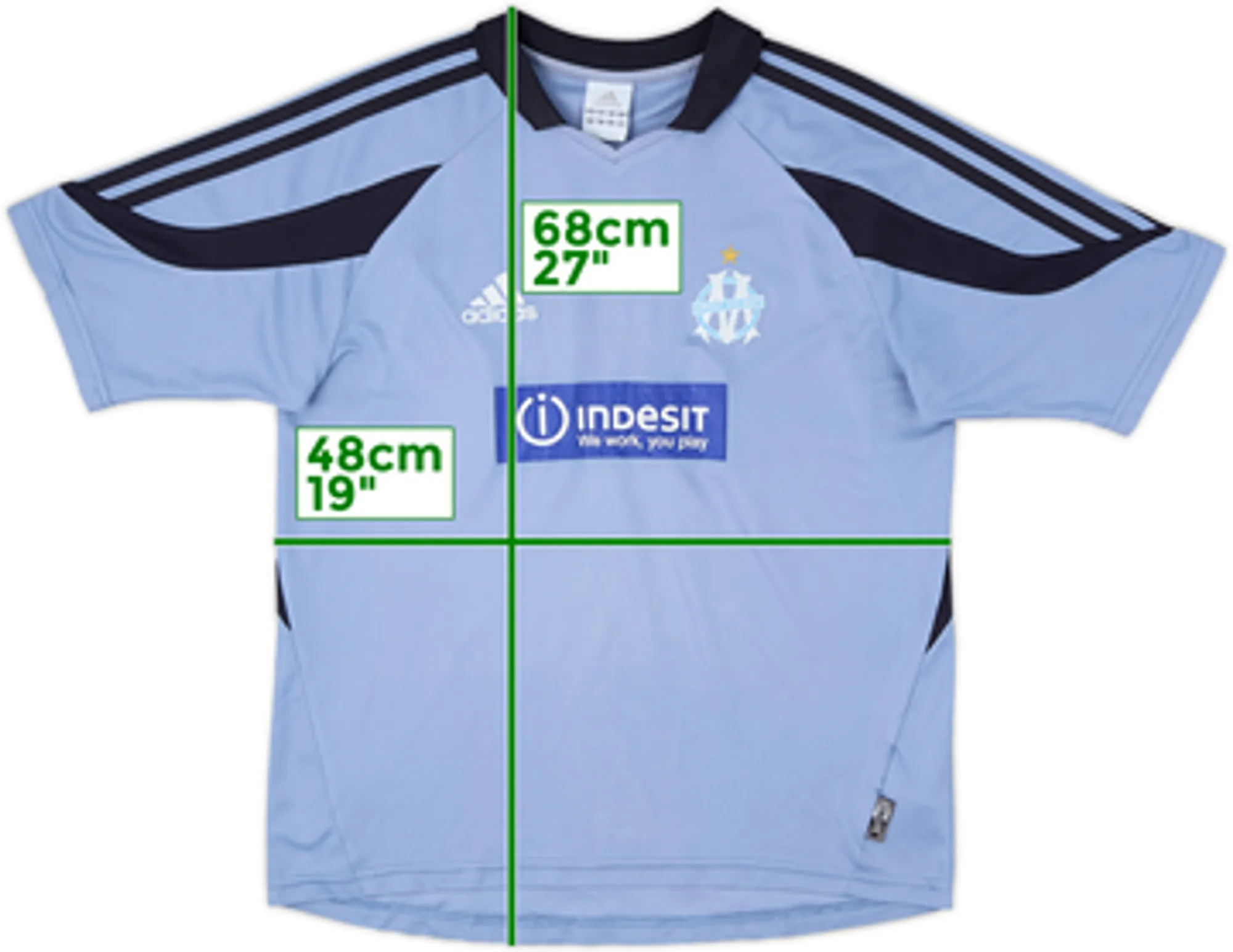 2003-04 Olympique Marseille Third Shirt - 7/10 - (XL.Boys)