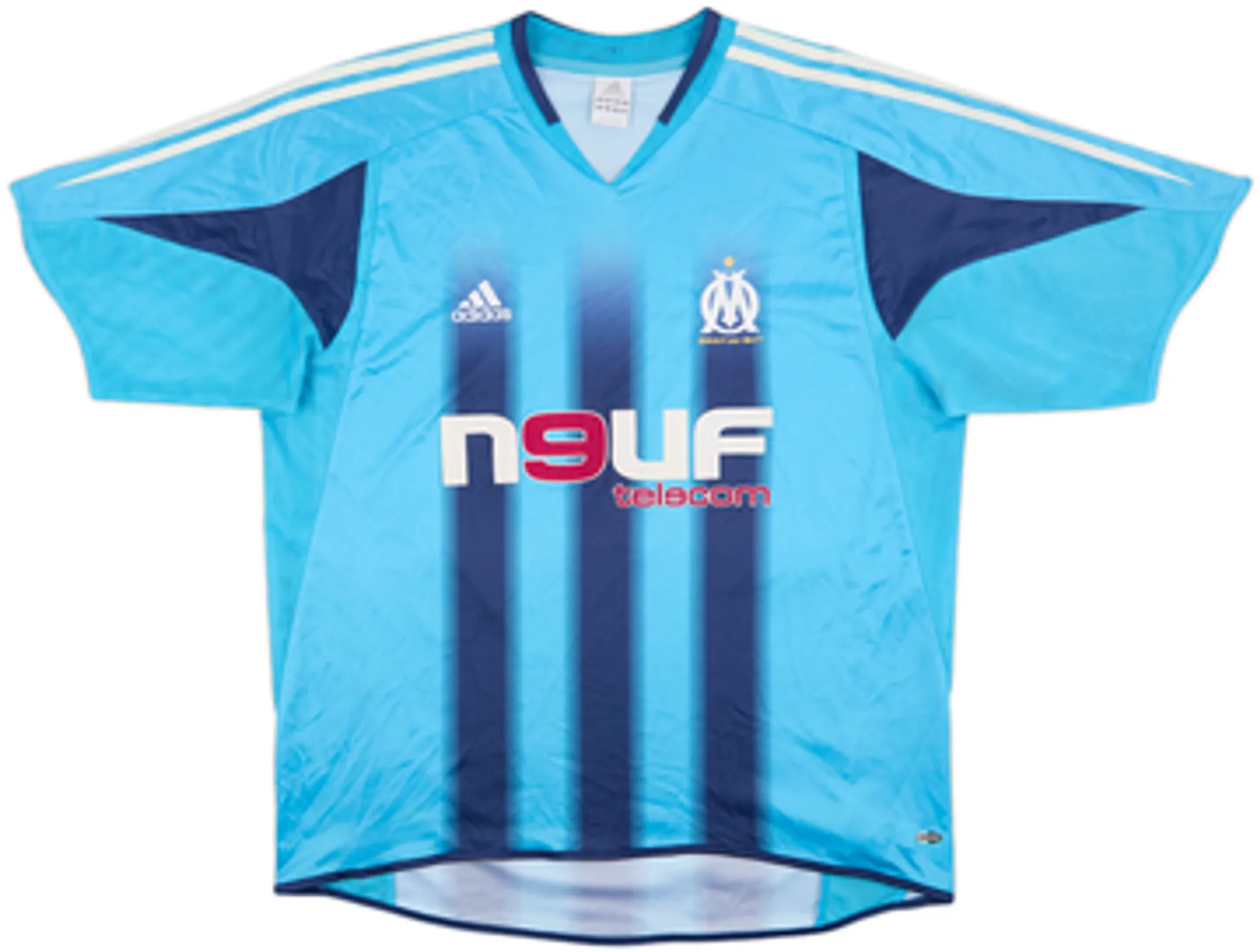 2004-05 Olympique Marseille Away Shirt Lizarazu #3 - 8/10 - (XL)