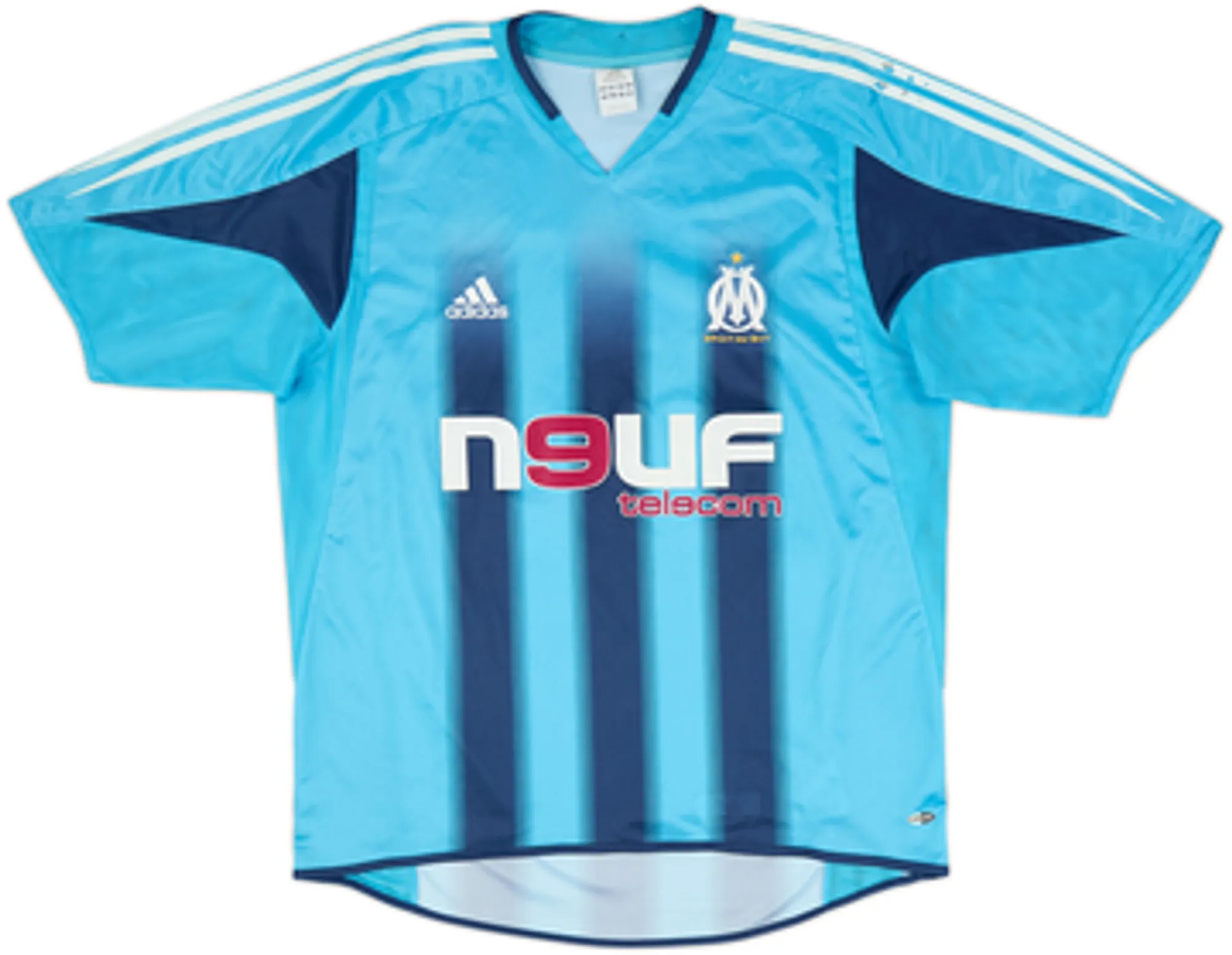 2004-05 Olympique Marseille Away Shirt Lizarazu #3 - 9/10 - (XL)