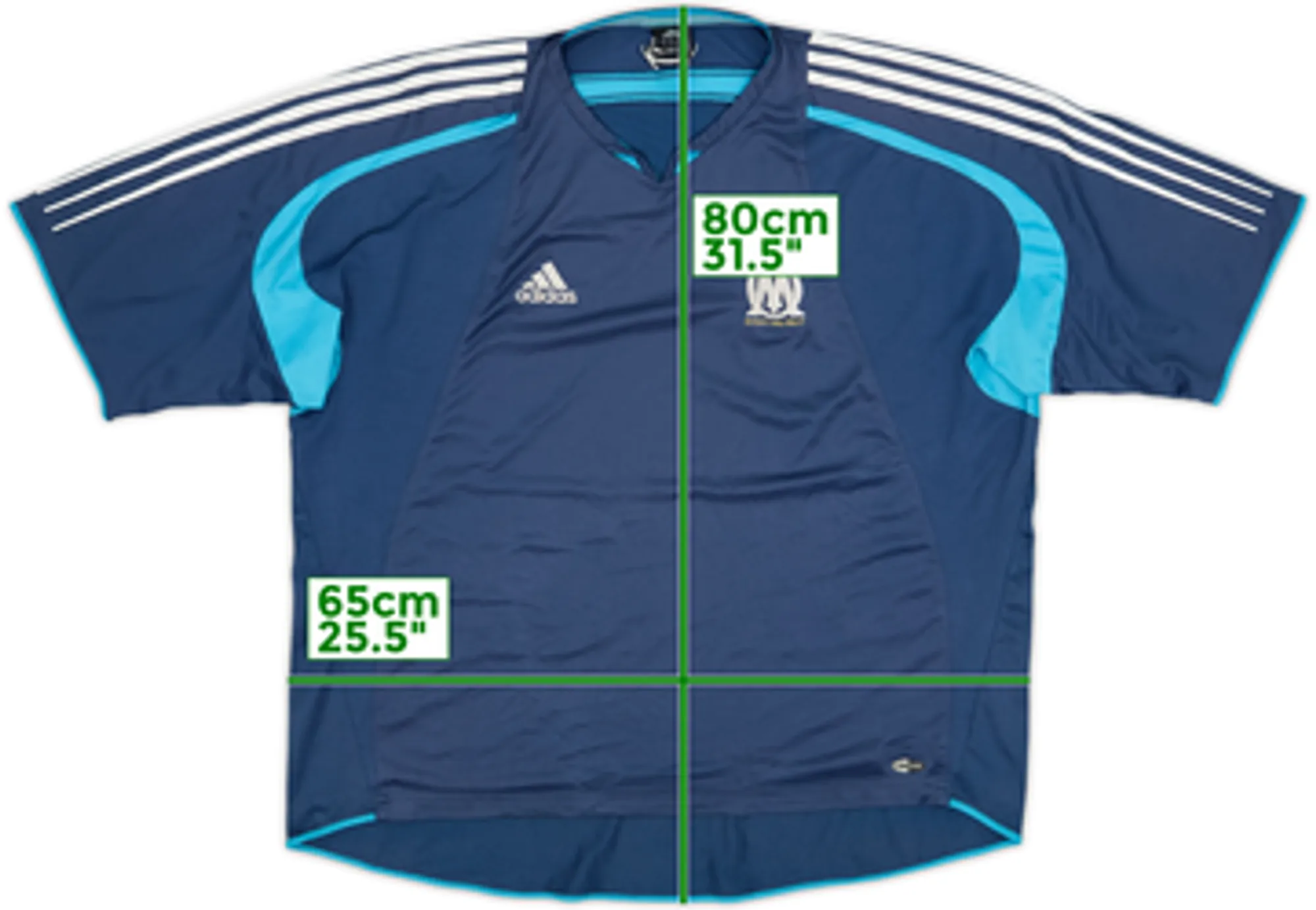 2004-05 Olympique Marseille adidas Training Shirt - 7/10 - (4XL)