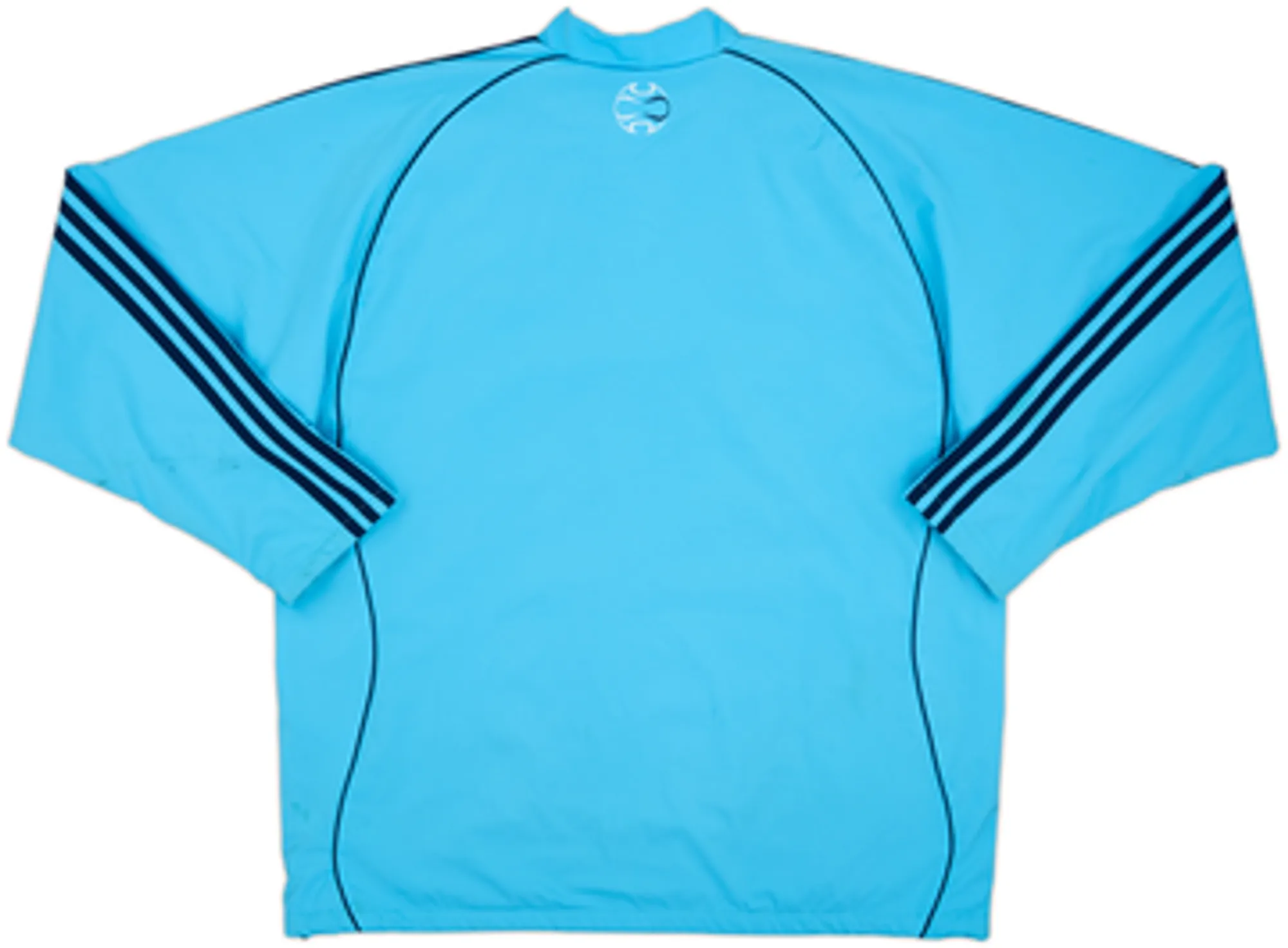 2006-07 Olympique Marseille adidas Reversible 1/4 Zip Drill Top - 7/10 - (L)