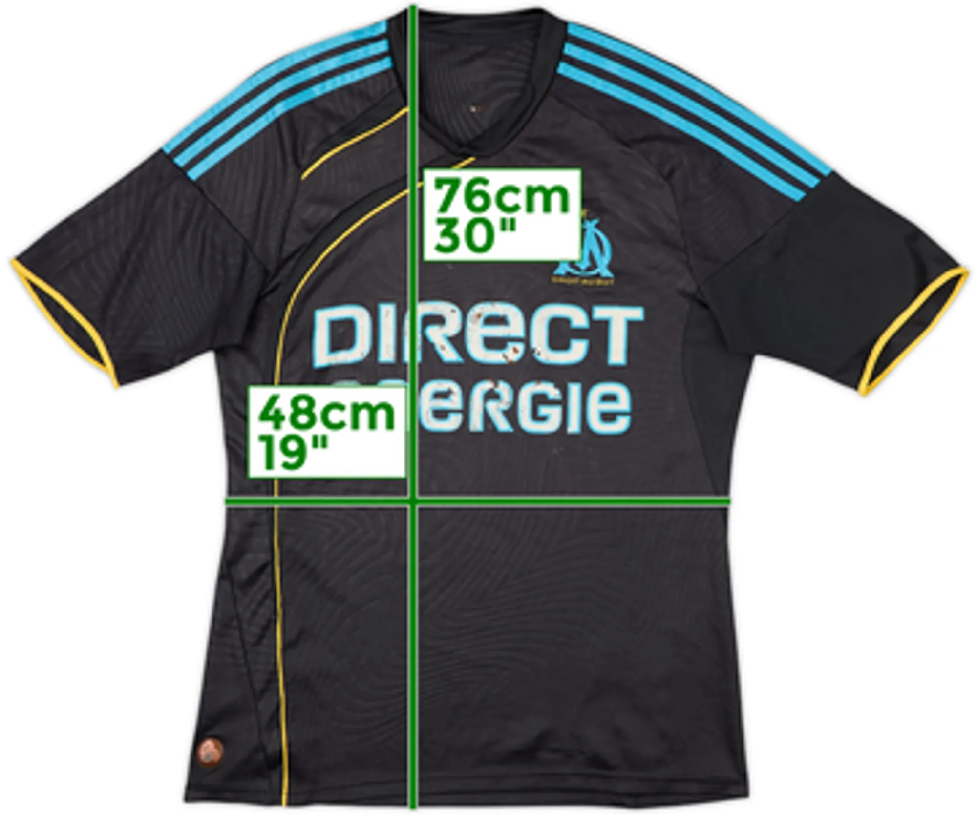 2009-10 Olympique Marseille Third Shirt - 4/10 - (L)
