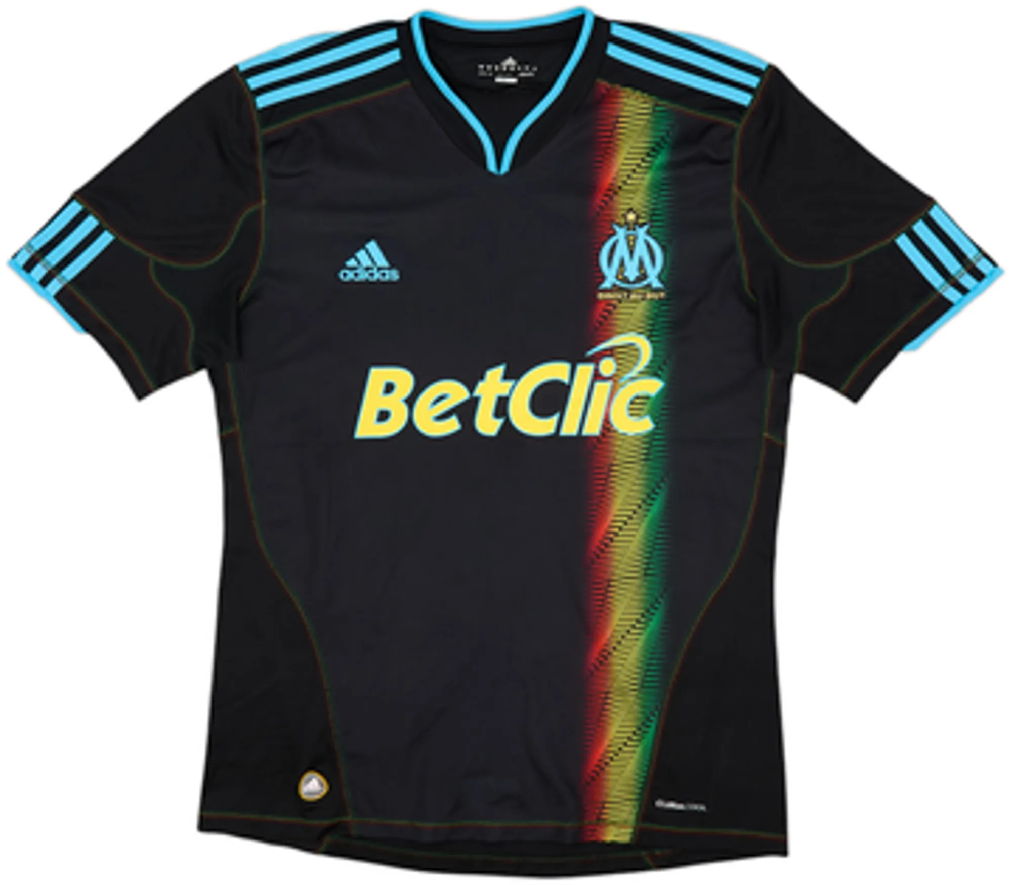 2010-11 Olympique Marseille Third Shirt Lucho #8 - 9/10 - (L)