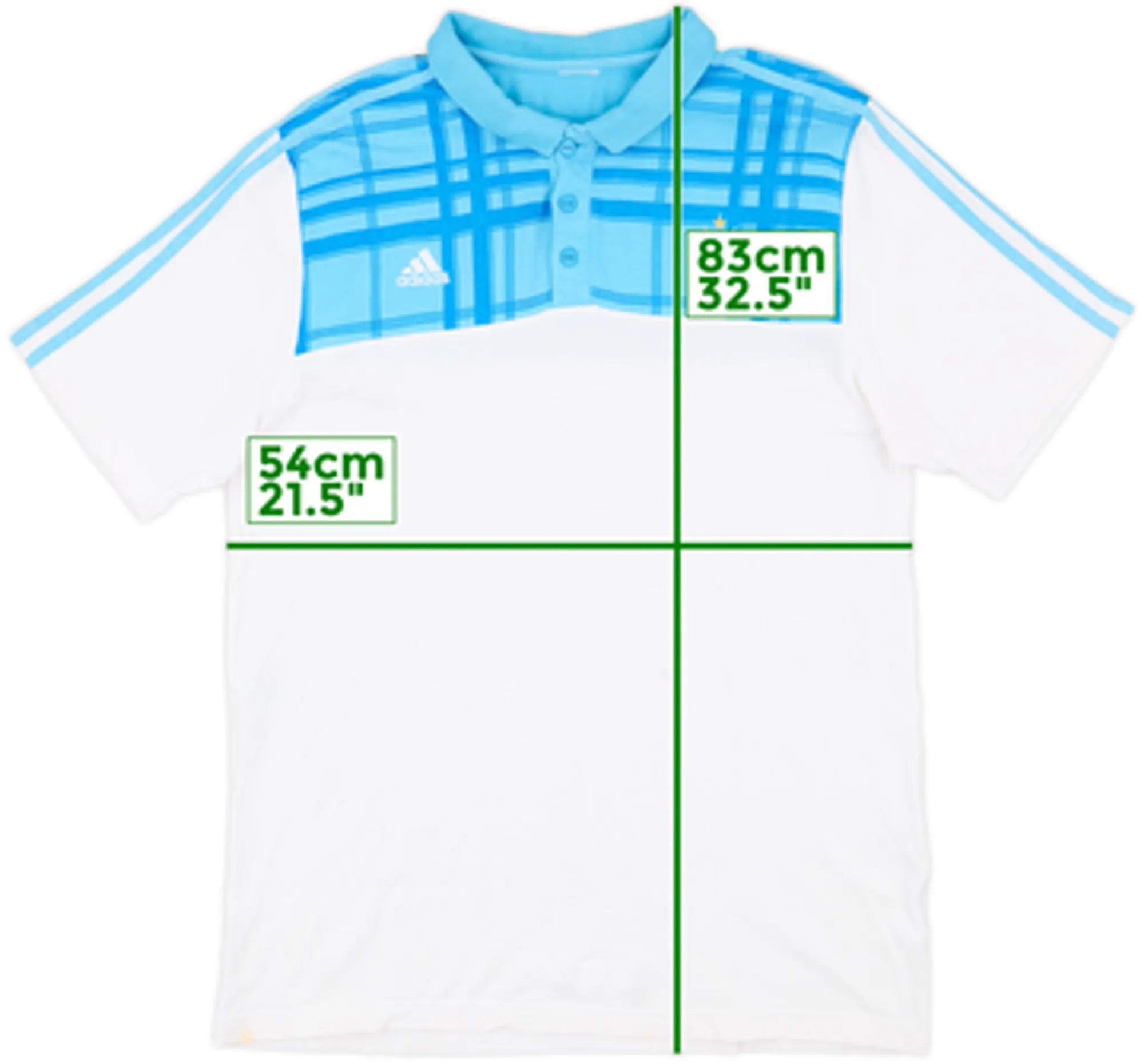 2010-11 Olympique Marseille adidas Polo Shirt - 7/10 - (L)