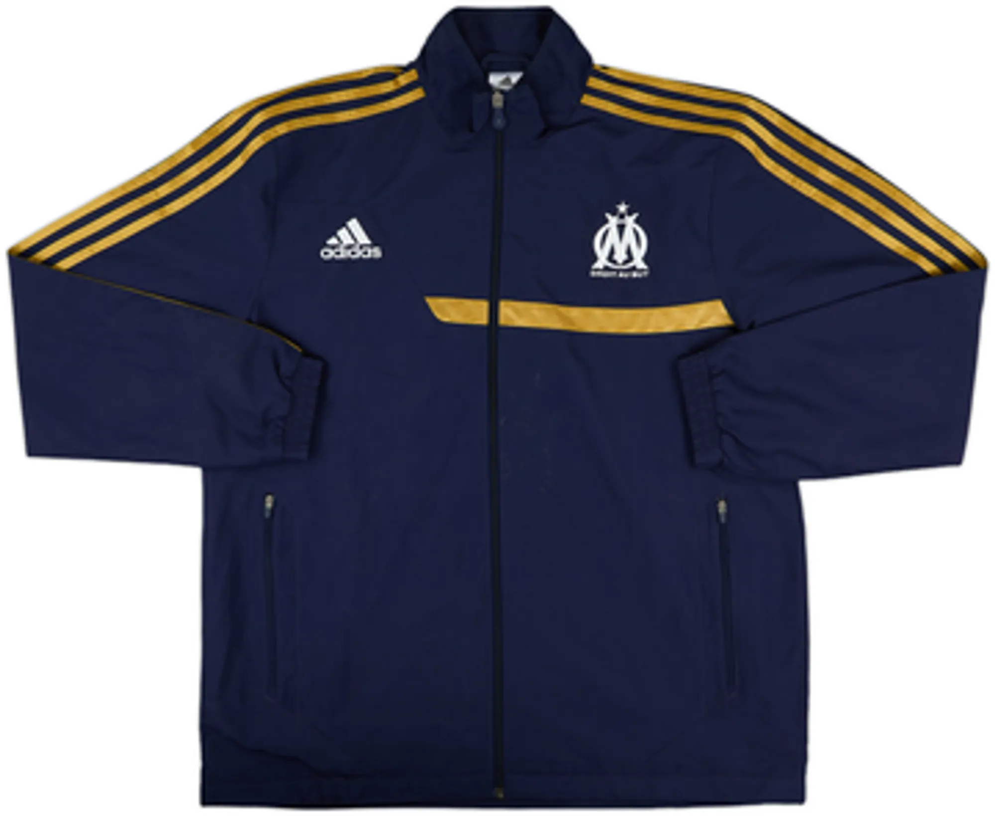 2013-14 Olympique Marseille adidas Track Jacket - 8/10 - (L)