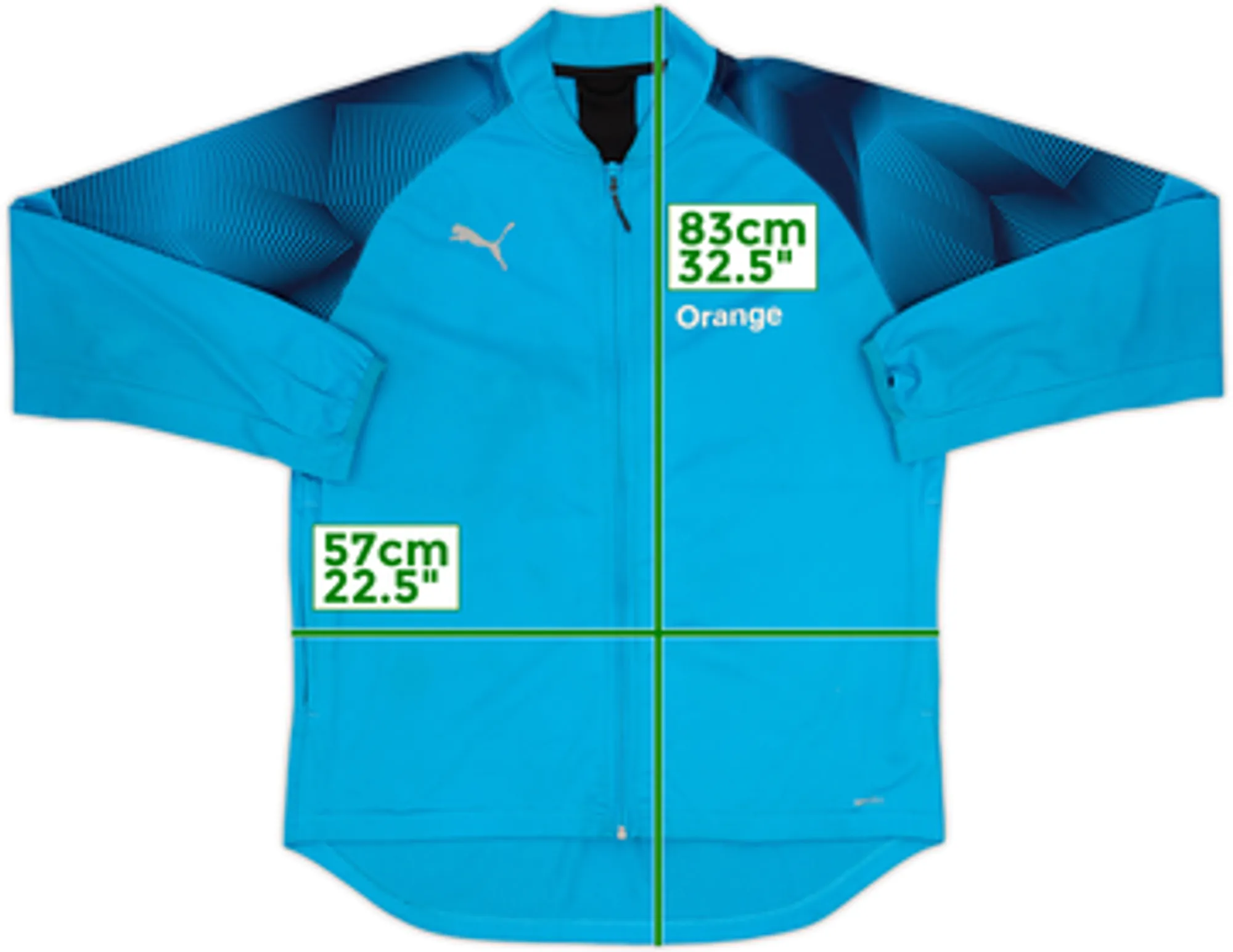 2018-19 Olympique Marseille Puma Track Jacket - 5/10 - (S)