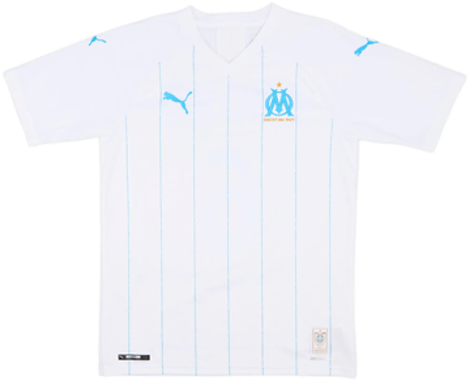 2019-20 Olympique Marseille Home Shirt Strootman #6 - 9/10 - (S)