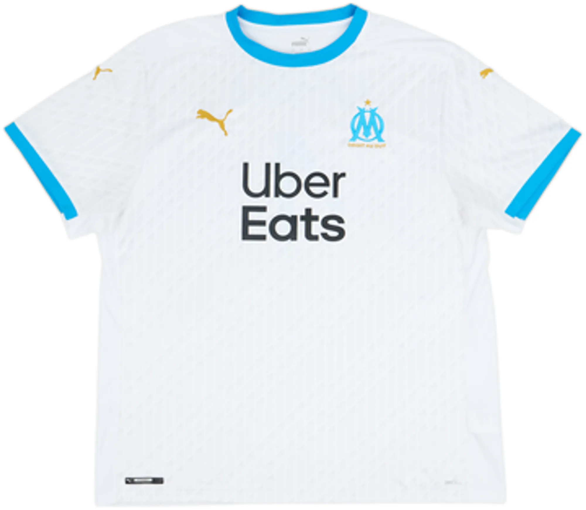 2020-21 Olympique Marseille Home Shirt Kamara #4 - 10/10 - (M)