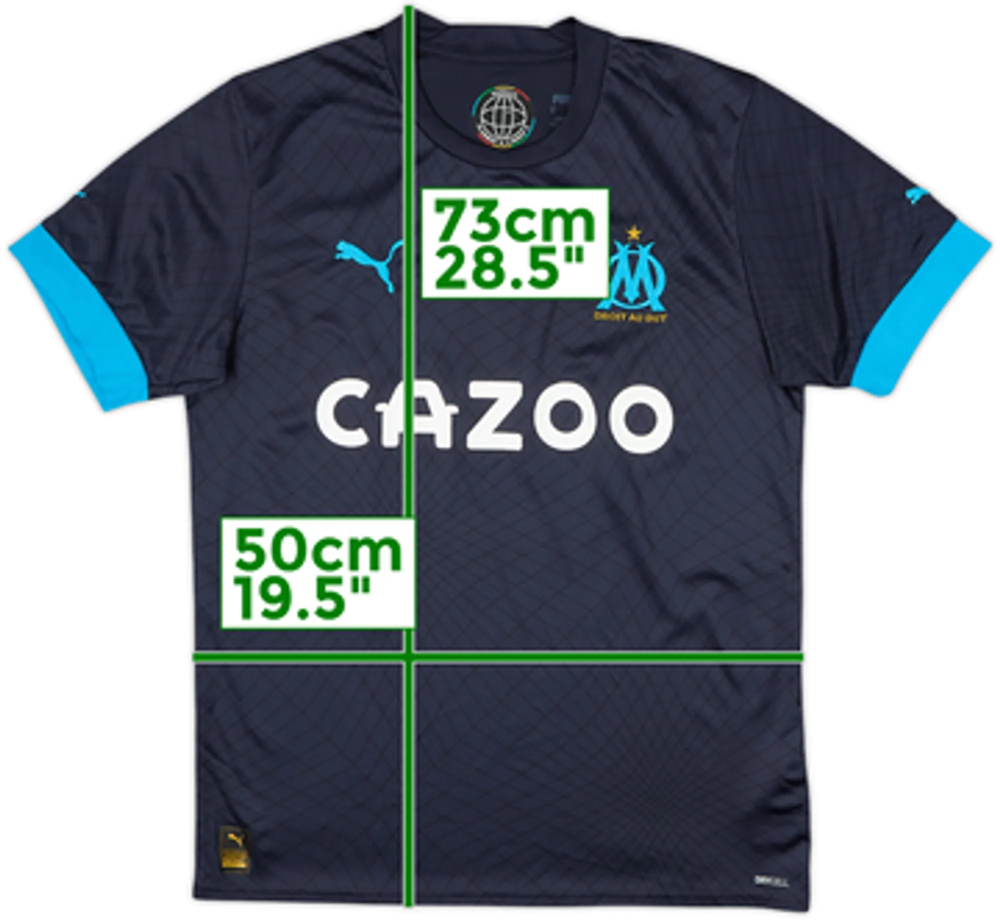 2022-23 Olympique Marseille Away Shirt - 9/10 - (L)