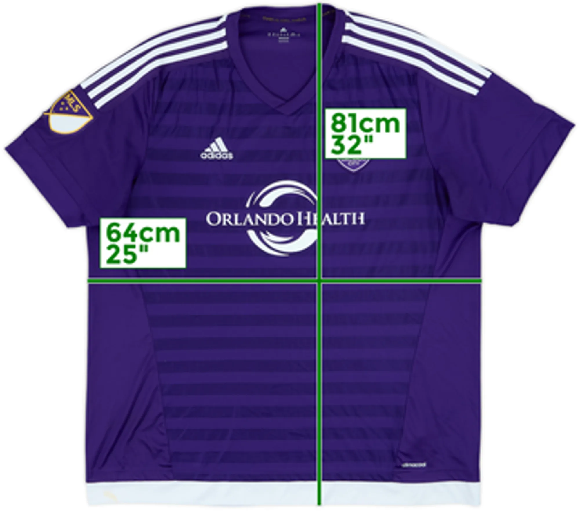 2015 Orlando City Authentic Home Shirt - 9/10 - (L)