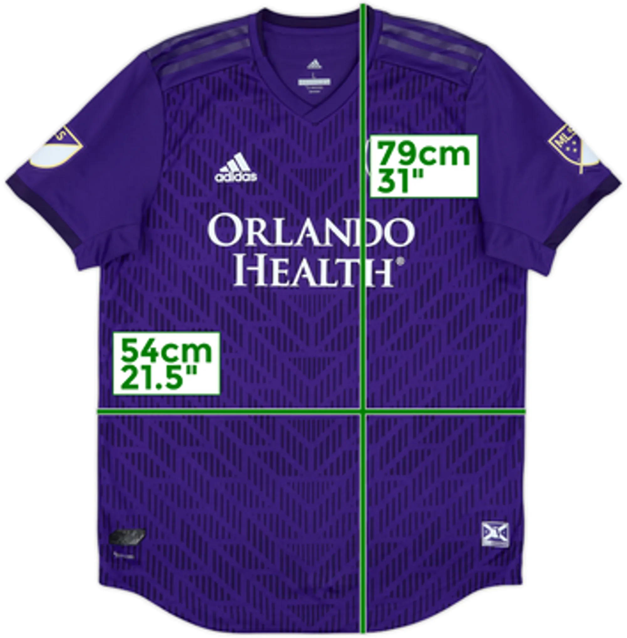 2019 Orlando City Authentic Home Shirt - 9/10 - (L)